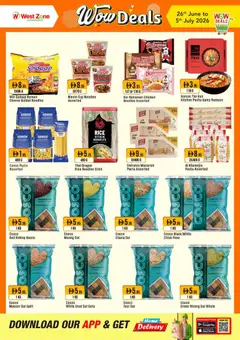 Preview of Westzone Supermarket catalogue wow deals valid from 26 Jun, 2026 | Page: 9 | Products: Vajcia, Čokoláda, Hovězí maso, Butter