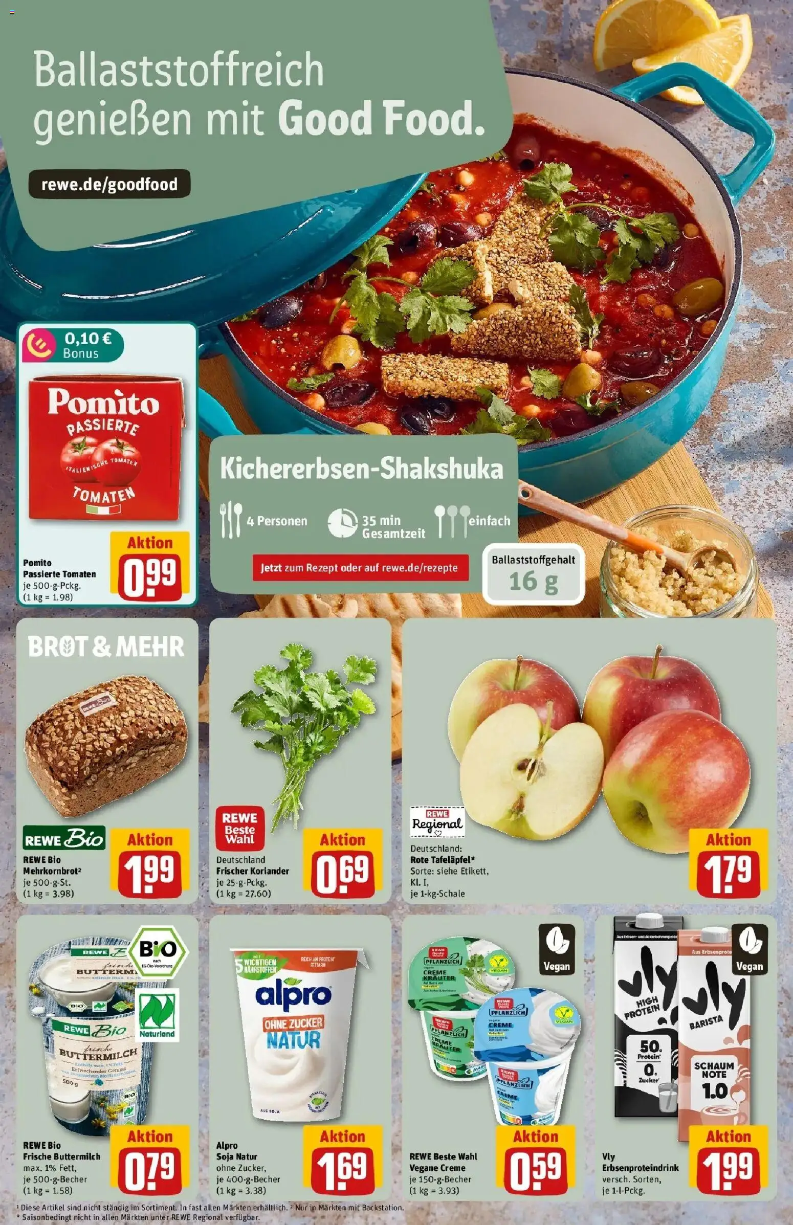 REWE Prospekt ab 07.09.2026 zum Blättern » Angebote | Seite: 4 | Produkte: Tomaten, Creme, Zucker, Brot