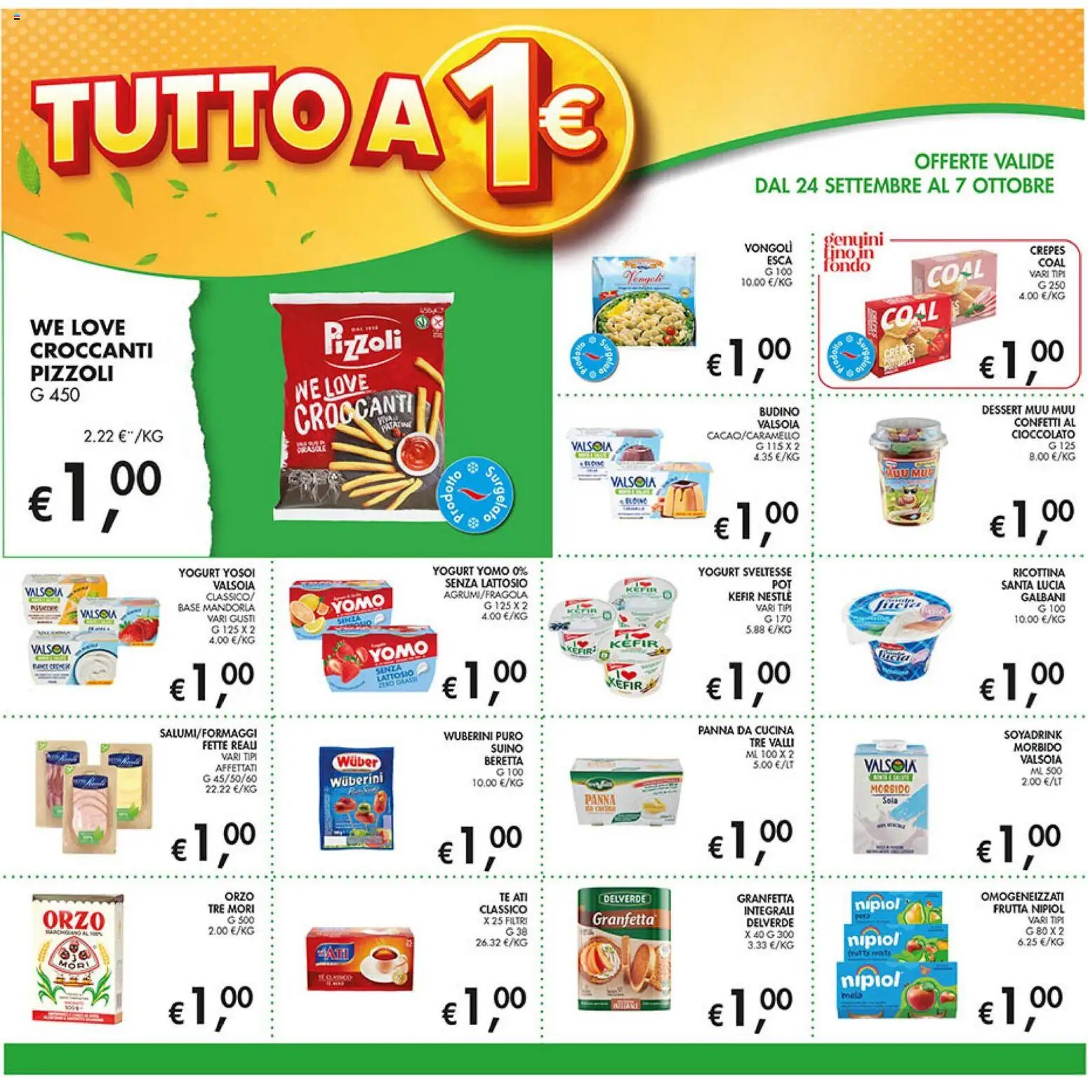 Volantino Coal del 24/09/2026 | Pagina: 2 | Prodotti: Cioccolato, Tè, Suino, Budino