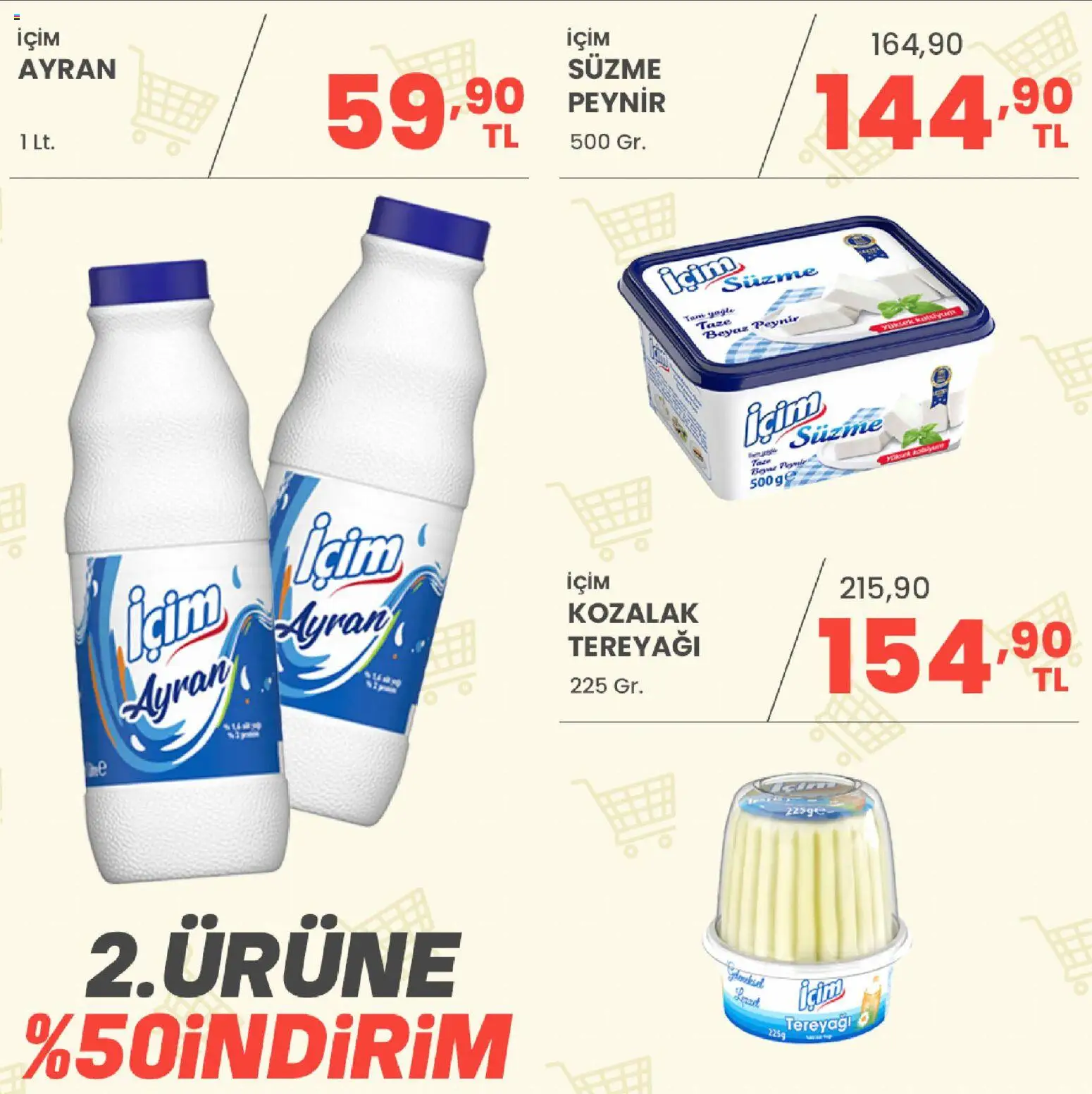 Sarıyer Katalog - 28 Ağustos 2026 tarihinden itibaren geçerlidir | Sayfa: 12 | Ürünler: Tereyağı, Peynir
