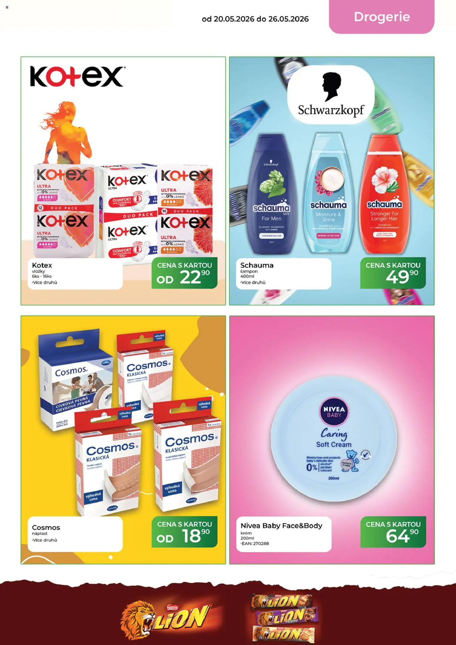Tamda Foods leták od 20.05.2026 | Strana: 59 | Produkty: Nivea, Vložky, Krém, Šampon