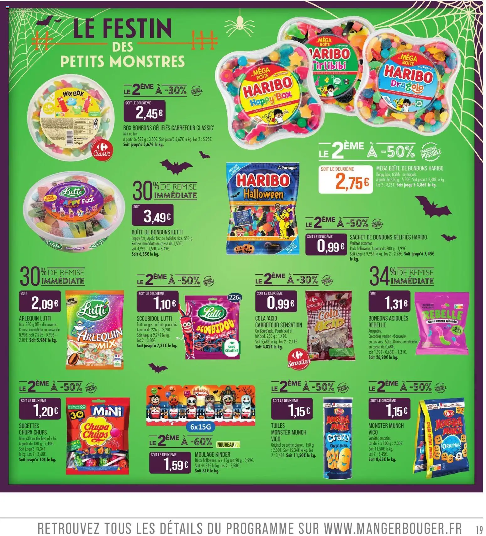 {H1} | Page: 19 | Produits: Bonbons Haribo, Sucettes, Bonbons gélifiés, Chupa Chups
