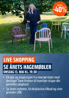 Forhåndsvisning av Obs Bygg - Kundeavis gyldig fra 10.05.2026 | Side: 31 | Produkter: Hagemøbler