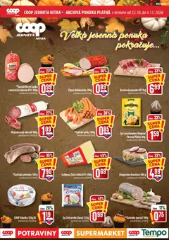 COOP Jednota leták platný od 22.10.2026