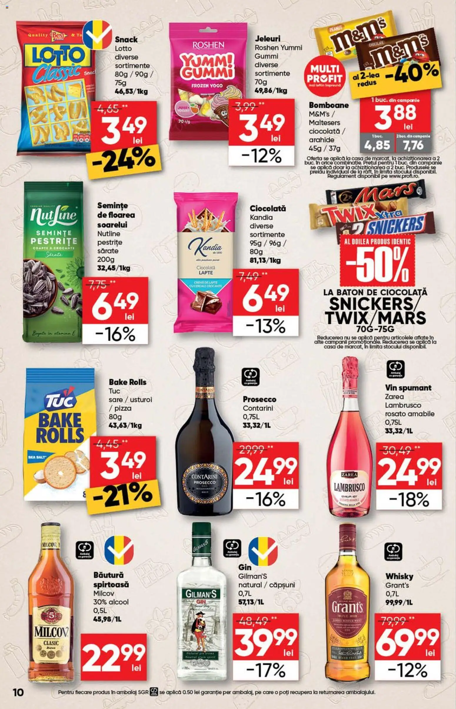 Noul catalog Profi – valabil de la 29.04.2026 | Pagină: 10 | Produse: Lapte, Căpșuni, Cereale, Sare