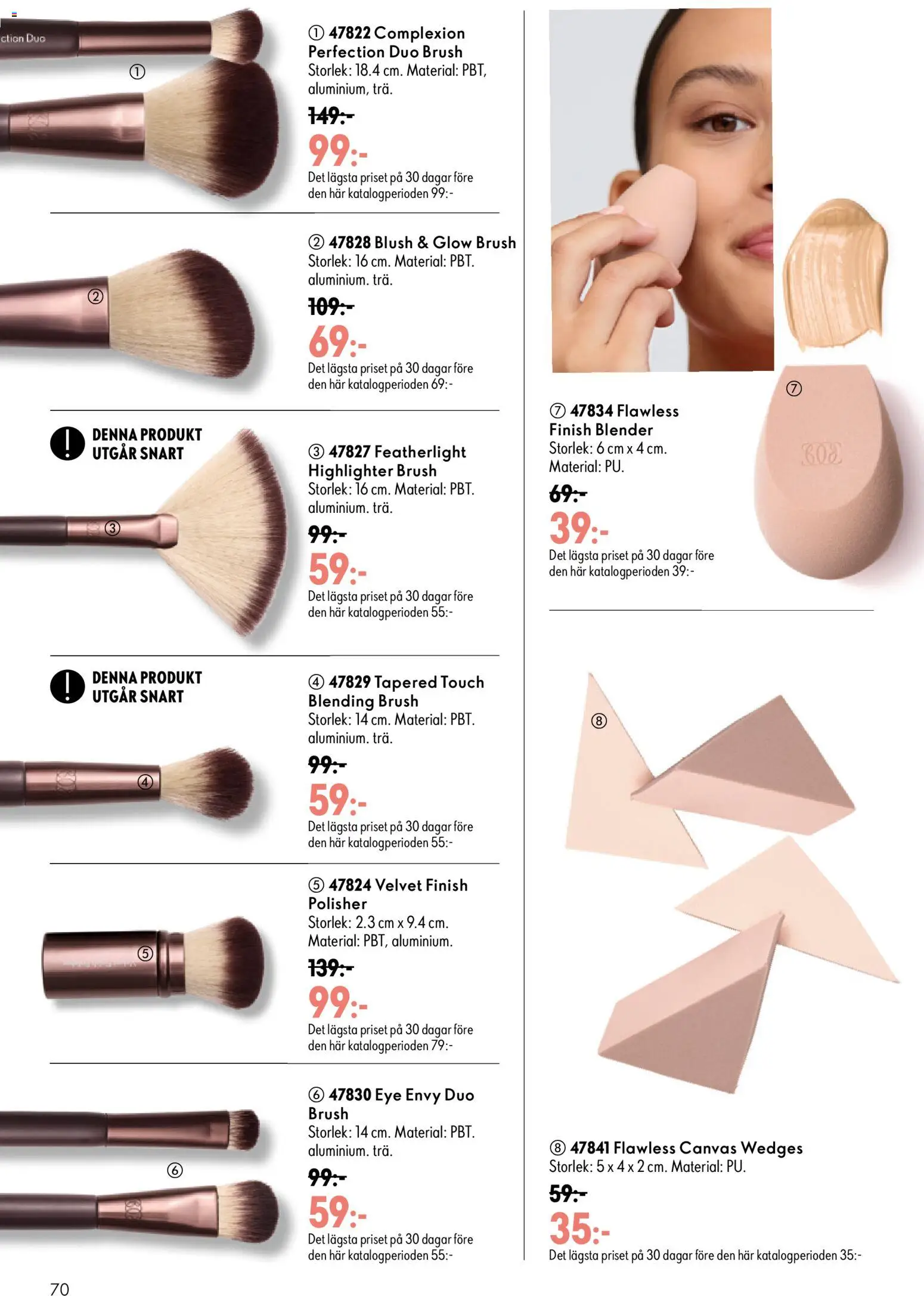 Oriflame reklamblad aktuell från 26/08/2026 | Sida: 70 | Produkter: Highlighter, Blender