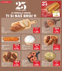 Kaufland - Slavonski Brod - Pregled kataloga iz trgovine Kaufland, vrijedi od 06.05.2026 | Stranica: 6 | Proizvodi: Kruh, Šunka, Pizza, Pecivo