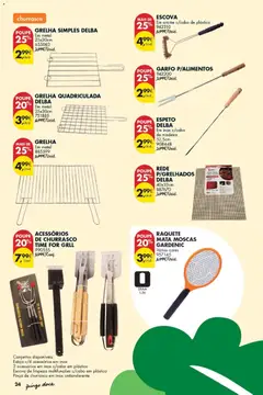 Pré-visualização Pingo Doce Bazar Ar Livre válido de 05.05.2026 | Página: 26 | Produtos: Escova de limpeza, Pinça, Raquete