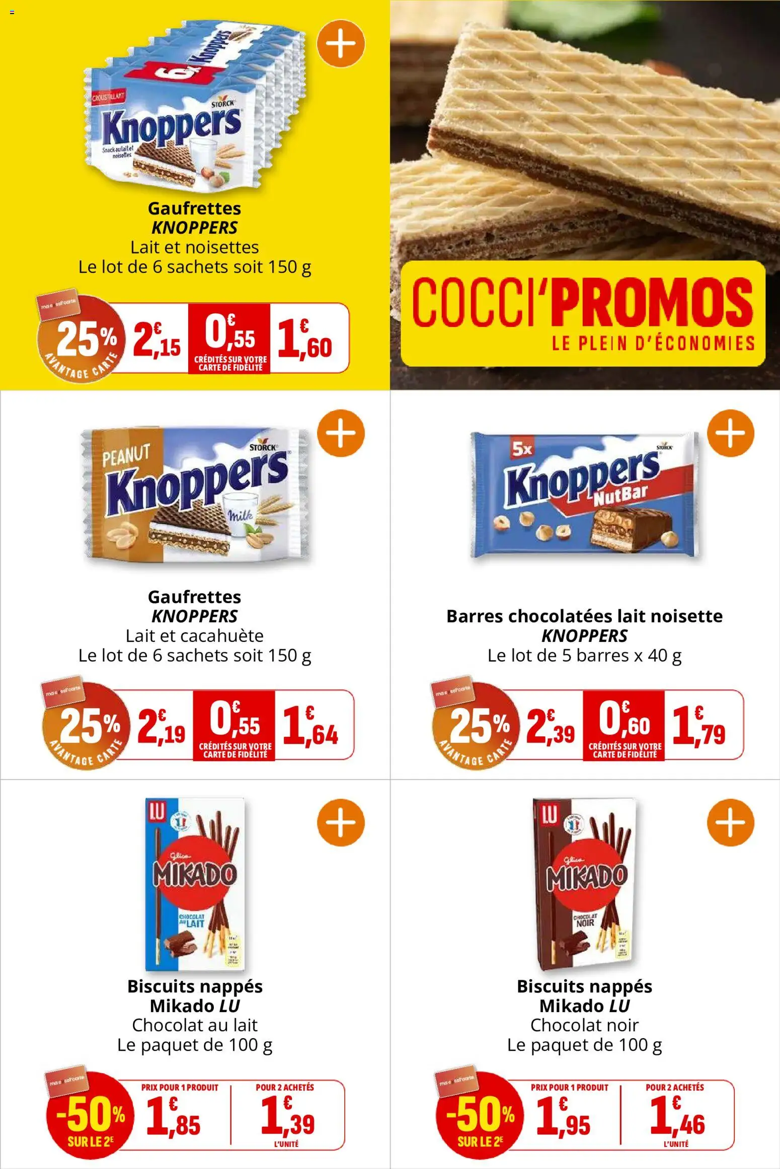 {H1} | Page: 26 | Produits: Noisette, Noisettes, Chocolat noir, Knoppers