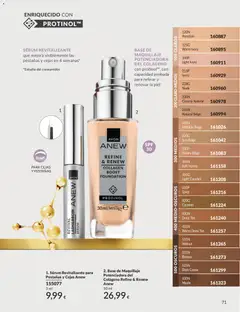 Vista previa 1. Sérum Revitalizante para Pestañas y Cejas Anew, Sérum Revitalizante que mejora visiblemente las pestañas y cejas en 4 semanas válido desde el 01.06.2026 | Página: 71 | Productos: Maquillaje, Sérum, Base de maquillaje