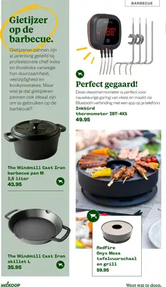 Welkoop folder - Zomermagazine - Voorbeeld van een folder van Welkoop, geldig van 22-06-2026 | Pagina: 26 | Producten: Gietijzer, Grill, Thermometer, Bluetooth