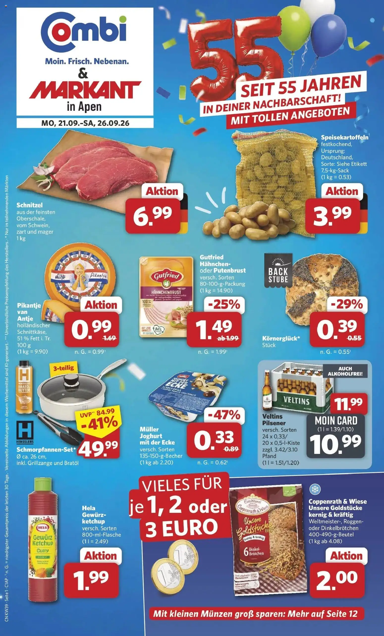 Combi Apen Montag, 21. September Top Angebote