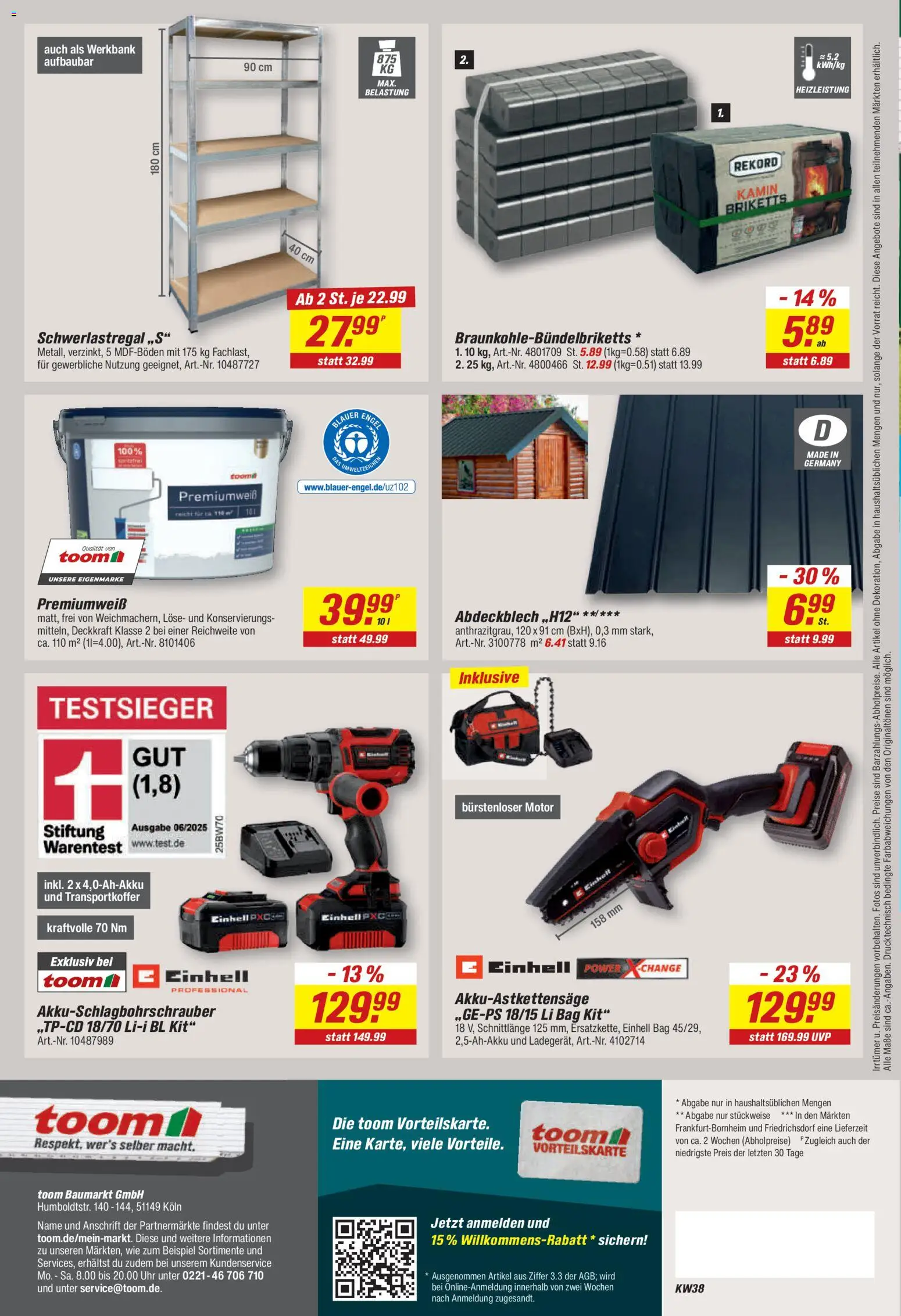 Toom Baumarkt Prospekt – gültig ab 14.09.2026 | Seite: 30