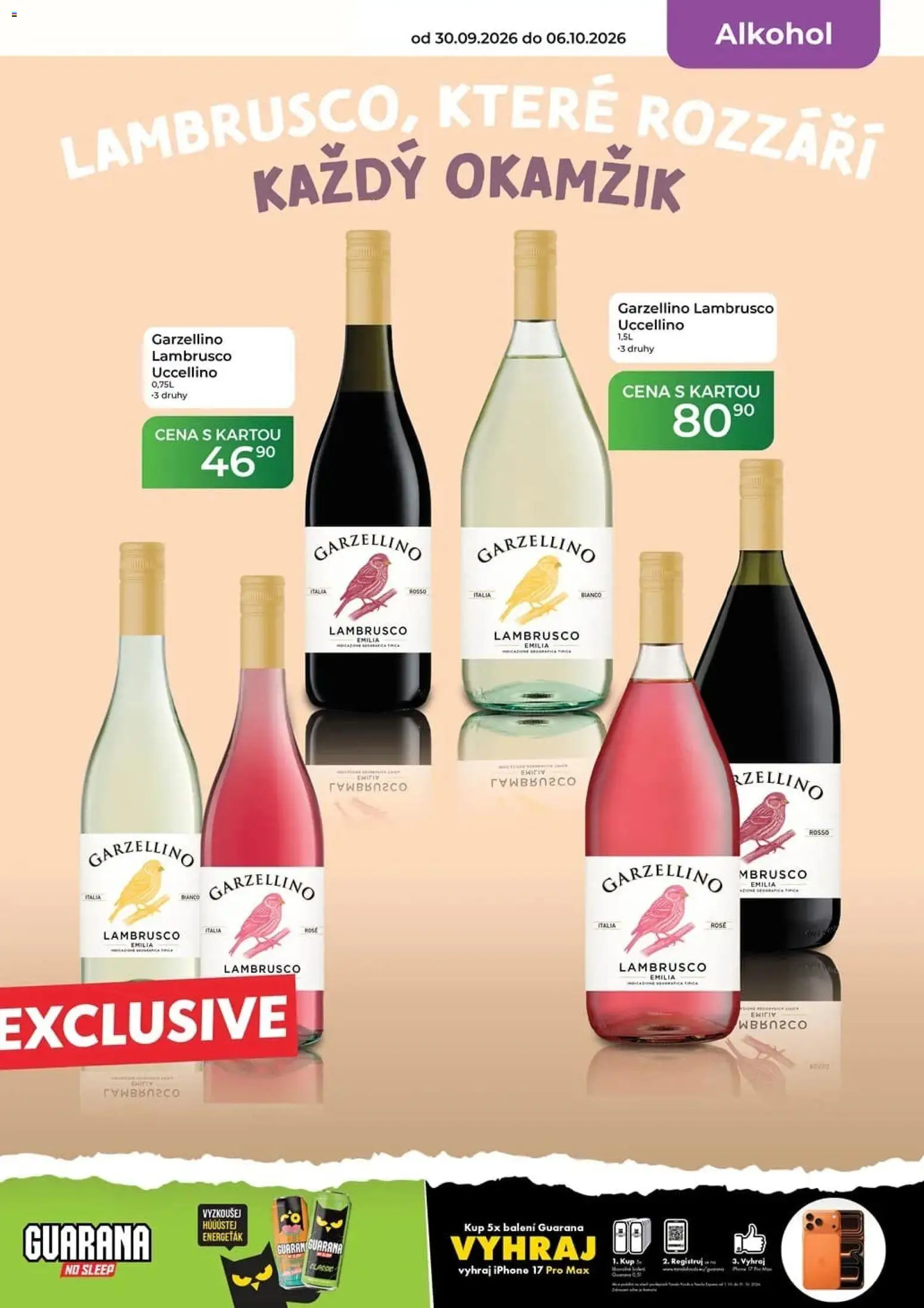 Tamda Foods leták od 30.09.2026 | Strana: 17 | Produkty: Lambrusco, Iphone, Alkohol