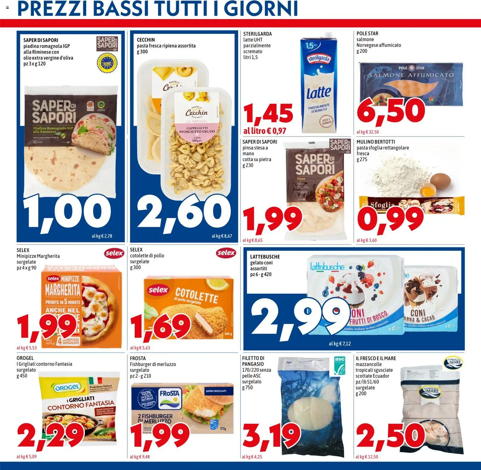 Volantino Mega del 03/09/2026 | Pagina: 5 | Prodotti: Frutti di bosco, Merluzzo, Cipolle, Cacao