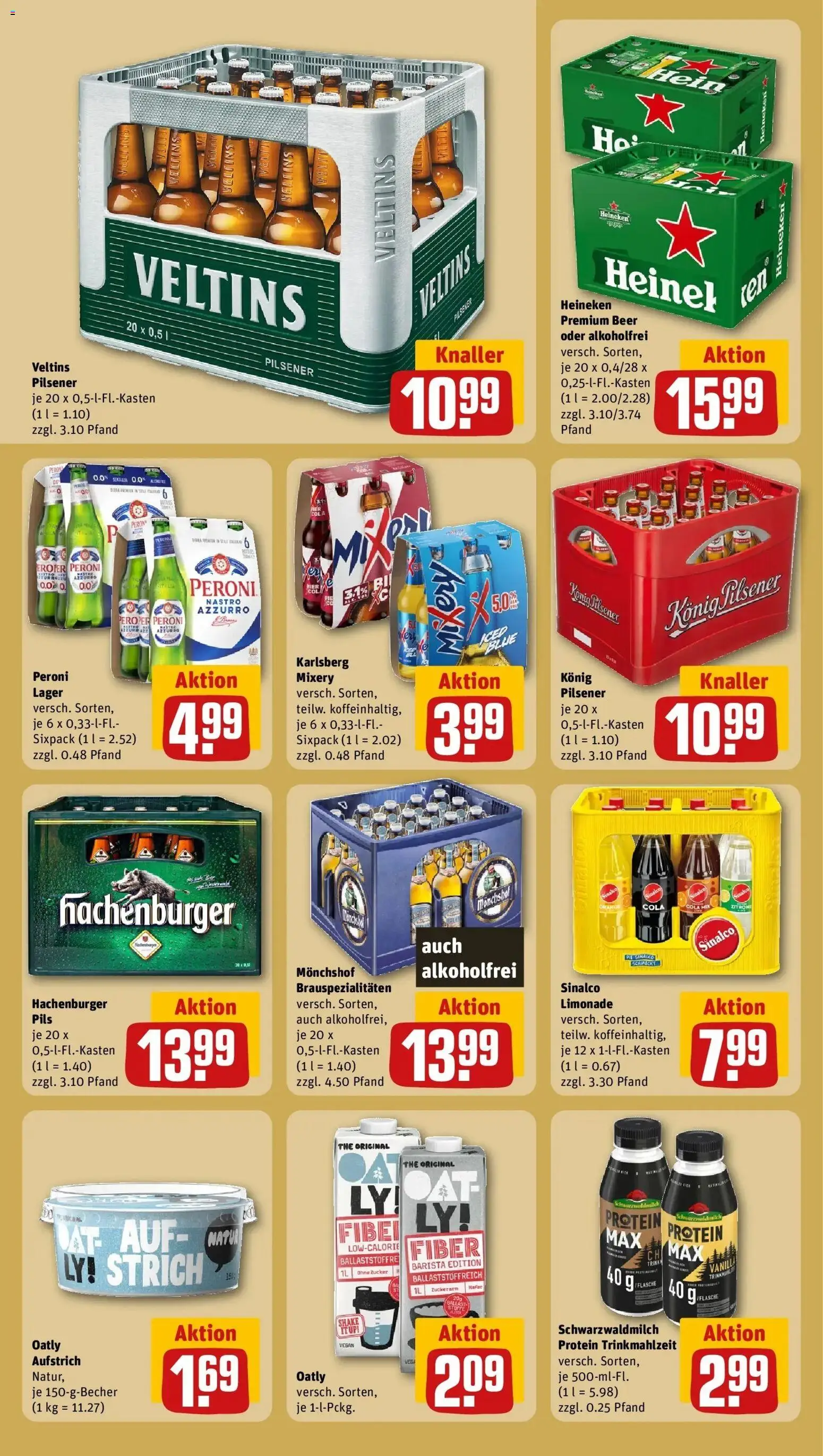REWE Prospekt ab 26.10.2026 zum Blättern » Angebote | Seite: 15 | Produkte: Konig pilsener, Cola, Heineken, Oatly