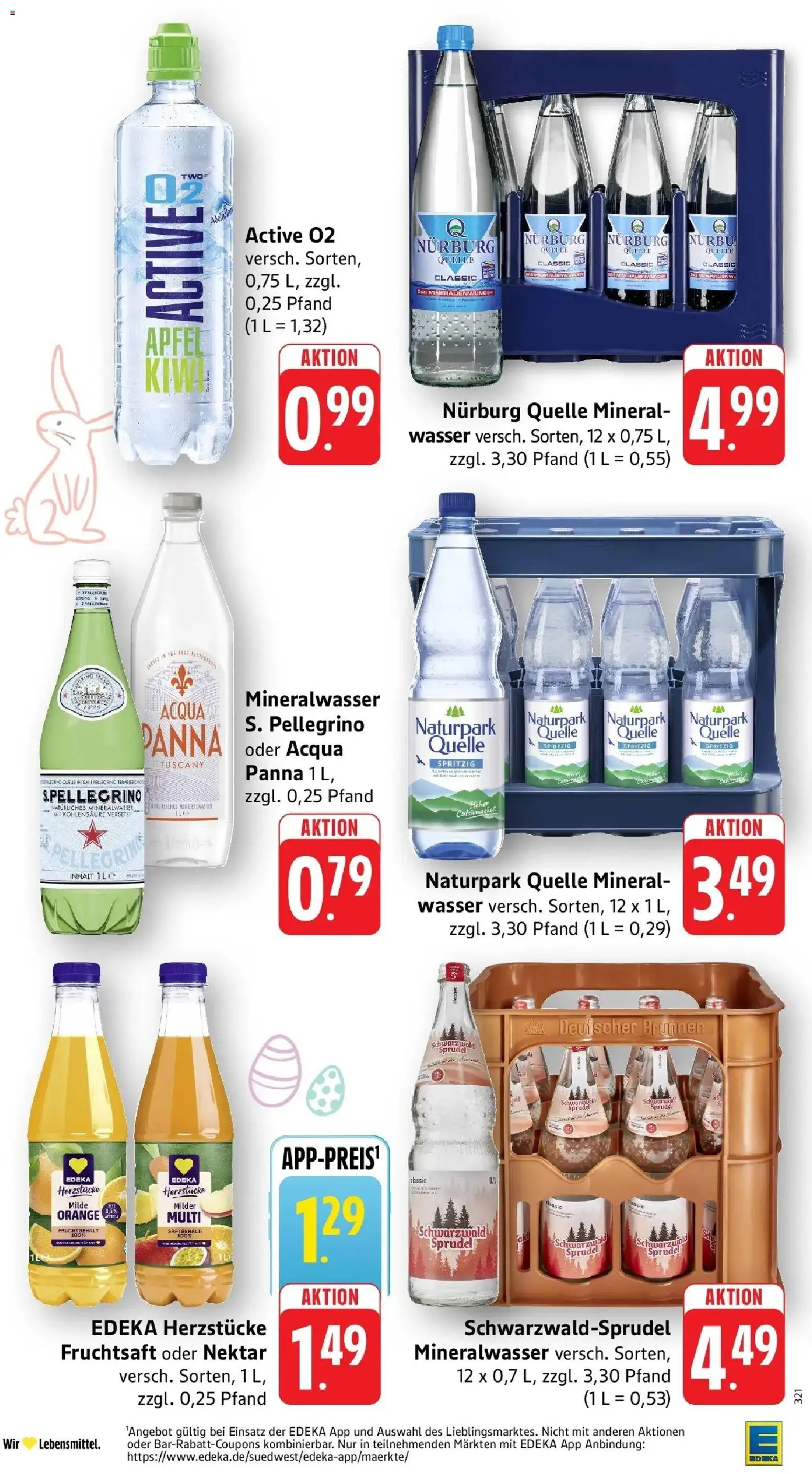 Edeka prospekt Bitburg	 – gültig ab 23.03.2026 | Seite: 33 | Produkte: Äpfel, Mineralwasser, Wasser, Fruchtsaft