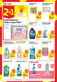 Vista previa Alcampo HG Nacional válido desde el 24/09/2026 | Página: 22 | Productos: Quitamanchas, Detergente, Suavizante, Aloe Vera