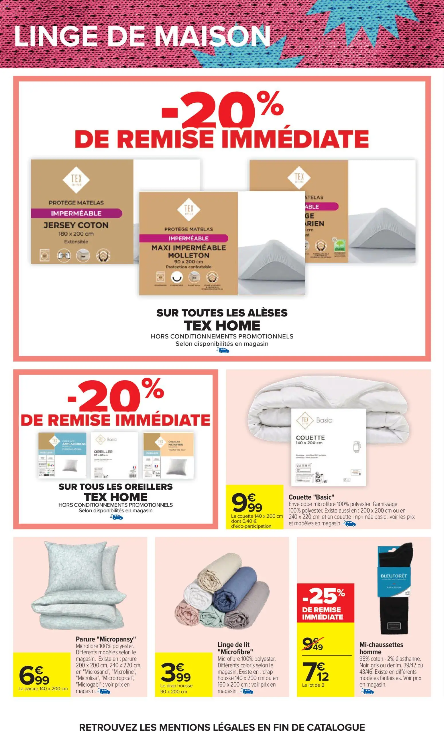 {H1} | Page: 88 | Produits: Matelas, Oreiller, Couette imprimée, Couette