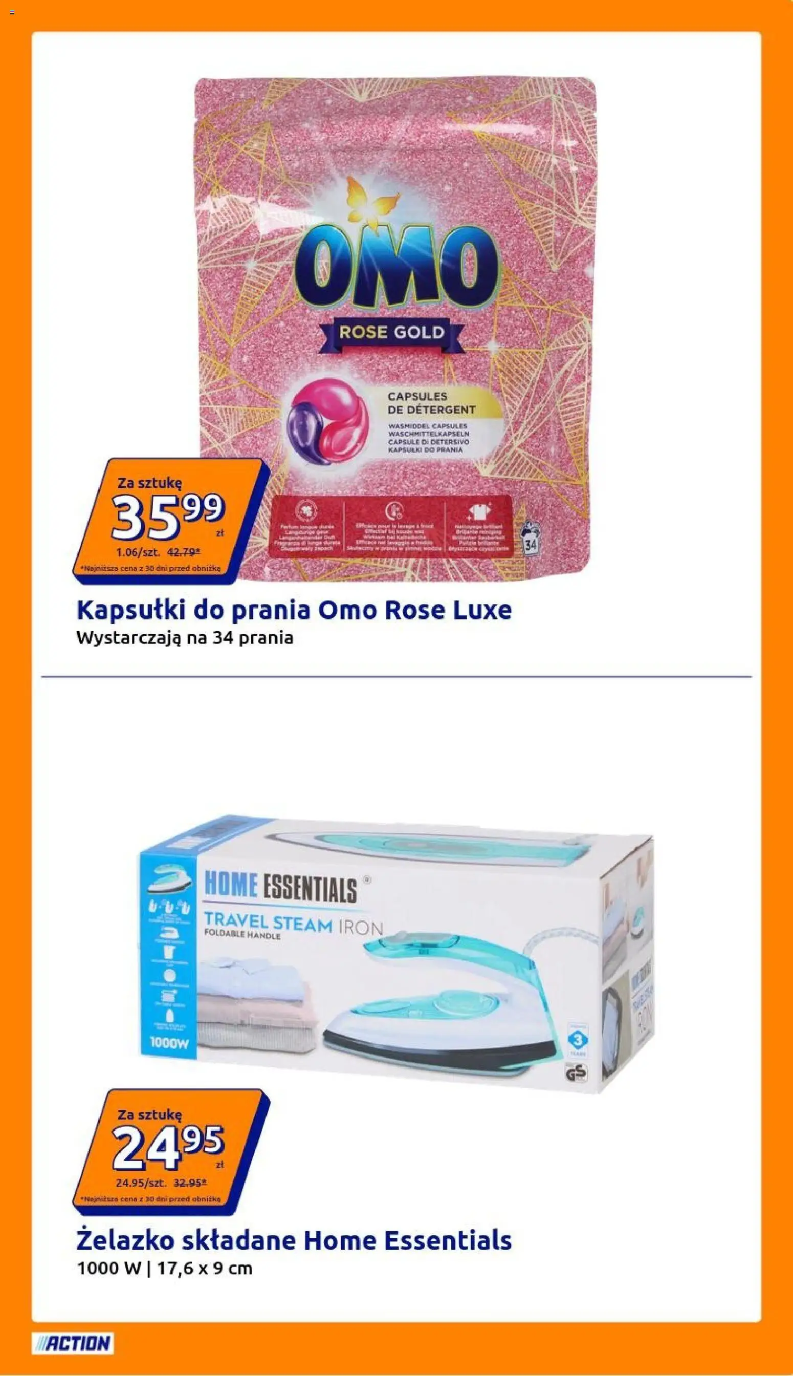 Action gazetka od 24.06.2026 | Strona: 9 | Produkty: Kapsułki do prania, Detergent