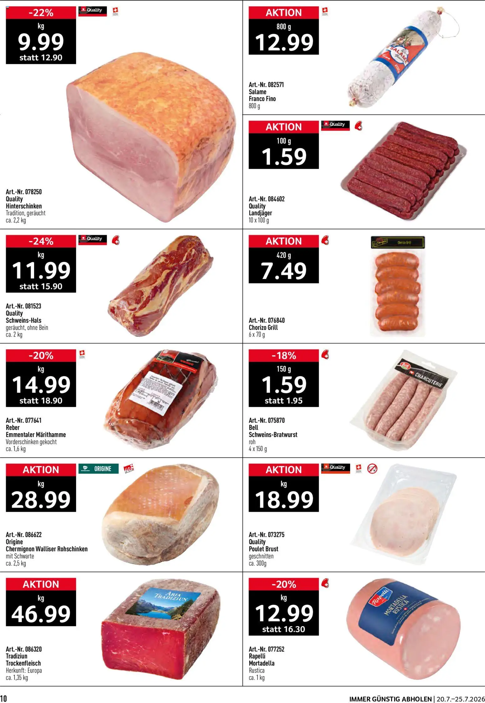 Prodega aktionen – gültig ab 20.07.2026 | Seite: 10 | Produkte: Grill