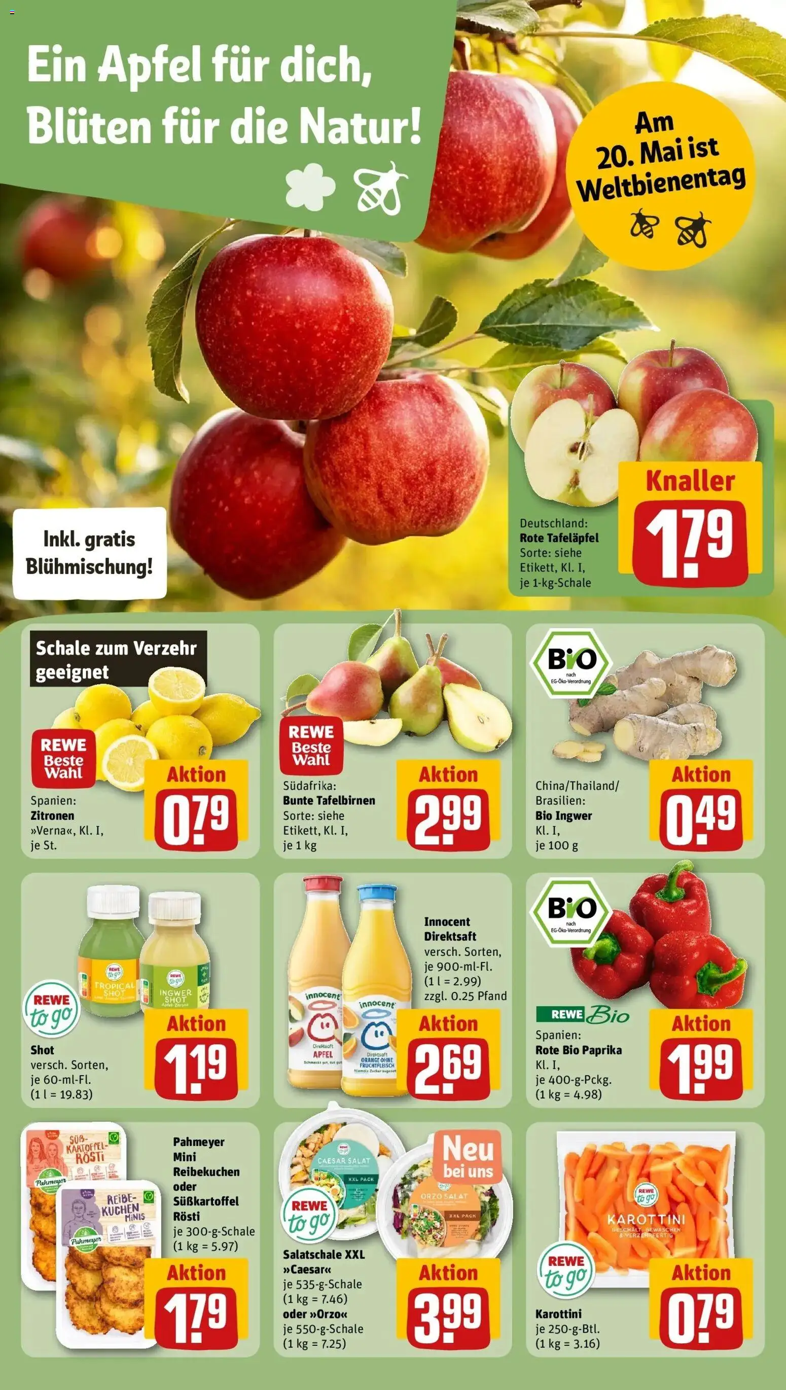 Rewe Prospekt Neuental / Bischhausen	 – gültig ab 10.05.2026 | Seite: 8 | Produkte: Paprika, Kuchen, Salat, Zitronen