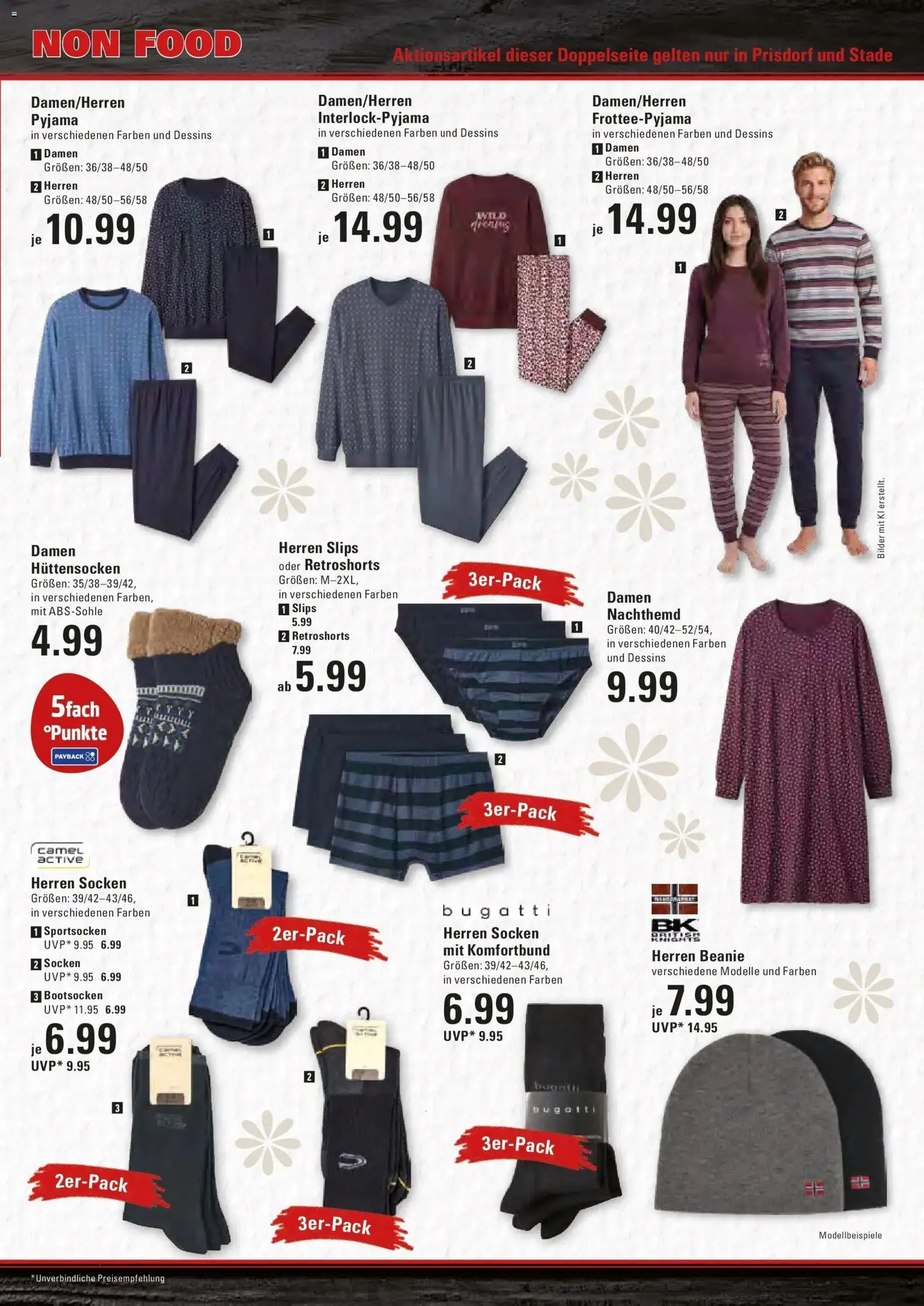 Edeka Prospekt Stade (ab 26.10.2026) » Angebote Online | Seite: 19 | Produkte: Bilder, Socken, Pyjama