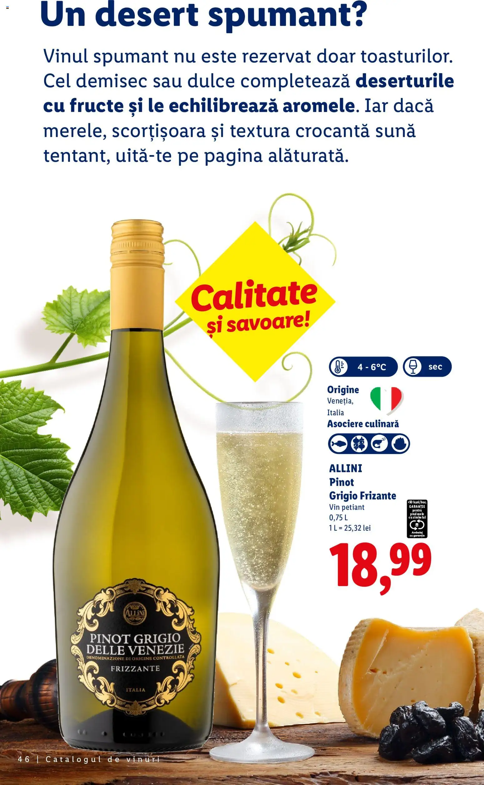 Noul catalog Lidl – valabil de la 28.09.2026 | Pagină: 46 | Produse: Vin, Fructe, Desert
