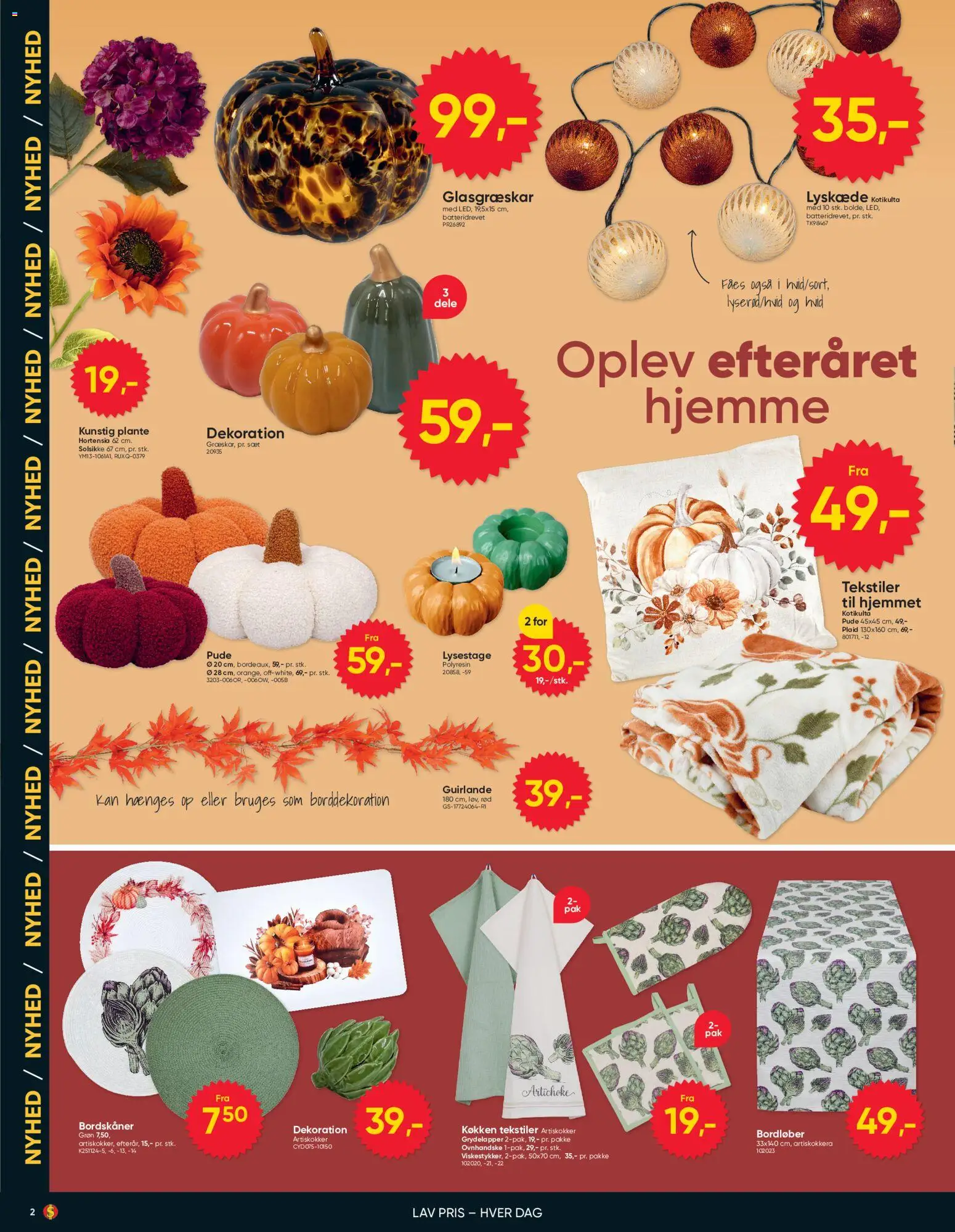 Bigdollar tilbudsavis – gyldig fra 07/08/2026 | Side: 2 | Produkter: Pude, Søm