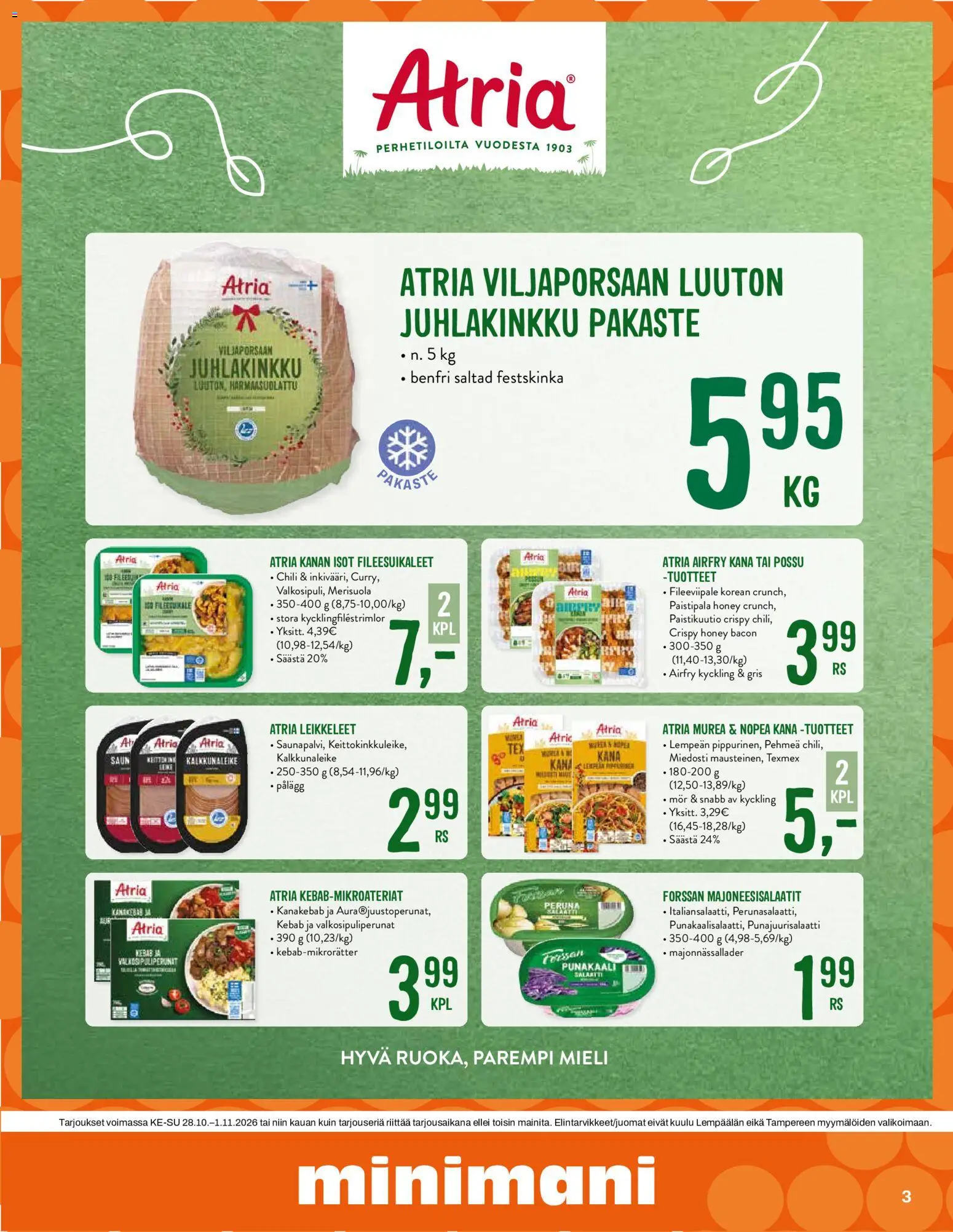 Minimani tarjoukset – voimassa 28/10/2026 alkaen | Sivu: 3