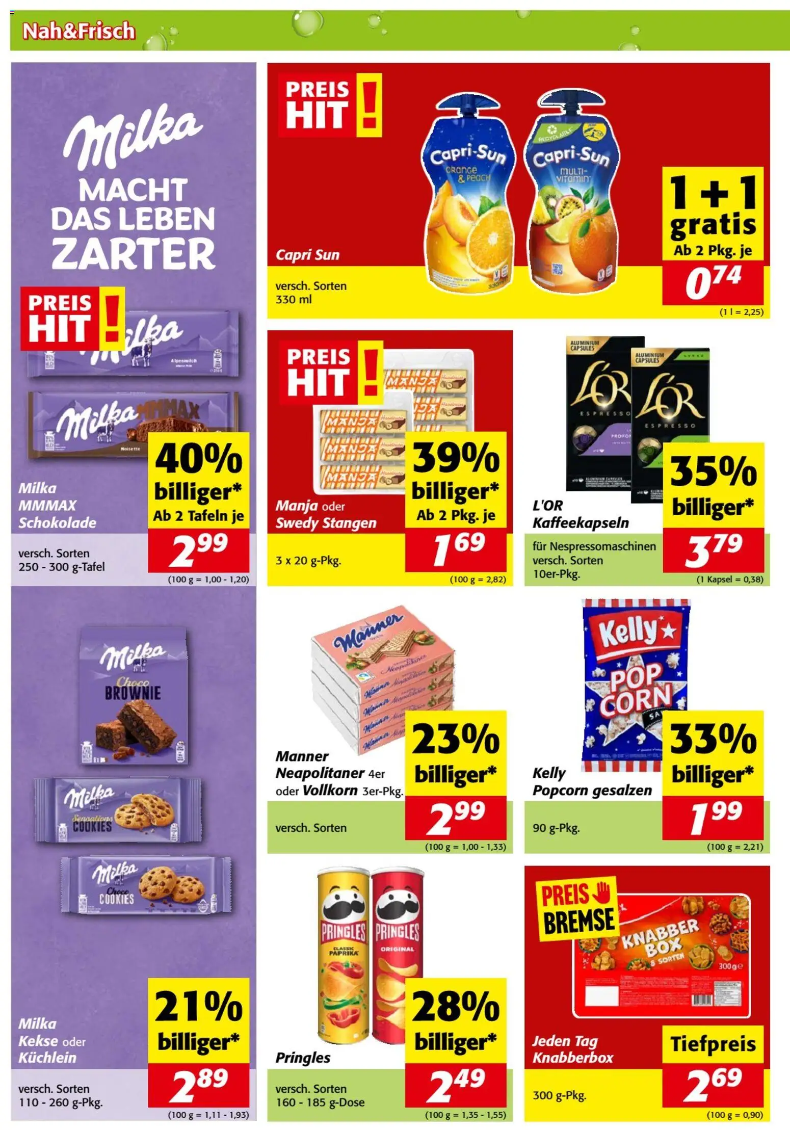 Nah und Frisch Flugblatt gültig ab 09.09.2026 | Seite: 6 | Produkte: Kekse, Schokolade