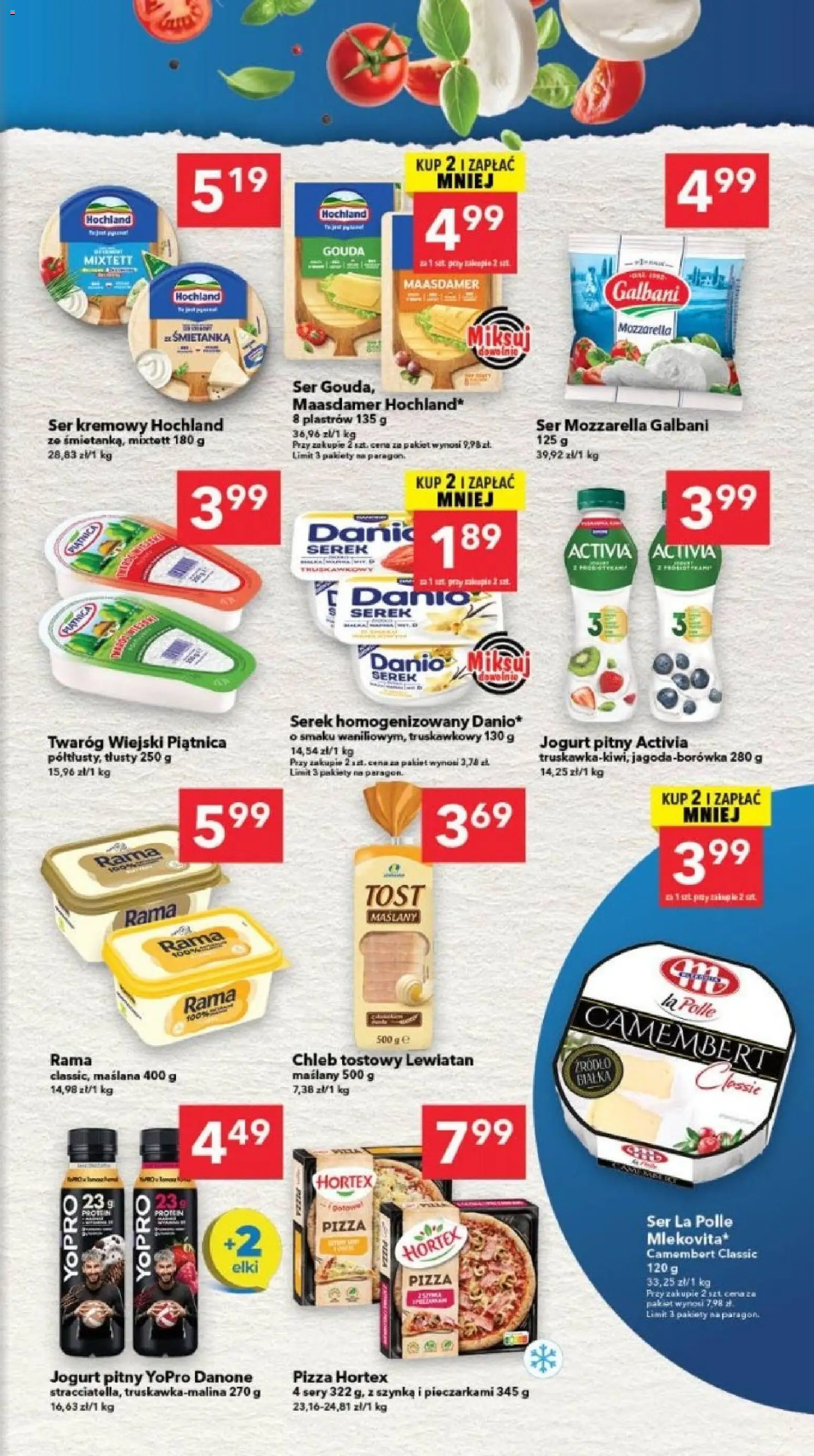 Lewiatan gazetka - Szczecin od 30.07.2026 | Strona: 3 | Produkty: Szynka, Camembert, Ser, Twaróg