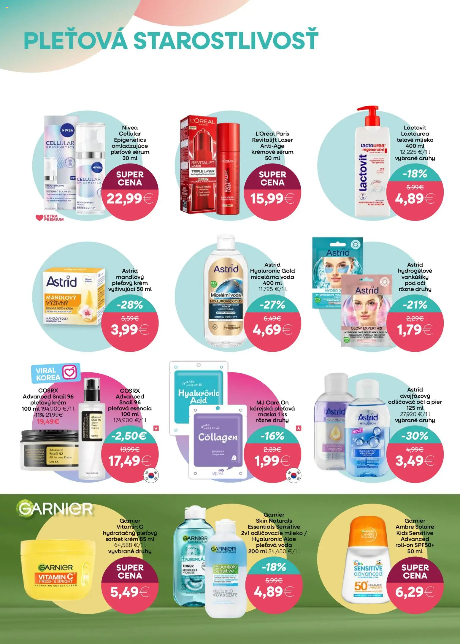 Nové 101 drogerie akcie – leták je platný od 10.06.2026 | Strana: 6 | Produkty: Laser, Telové mlieko, Voda