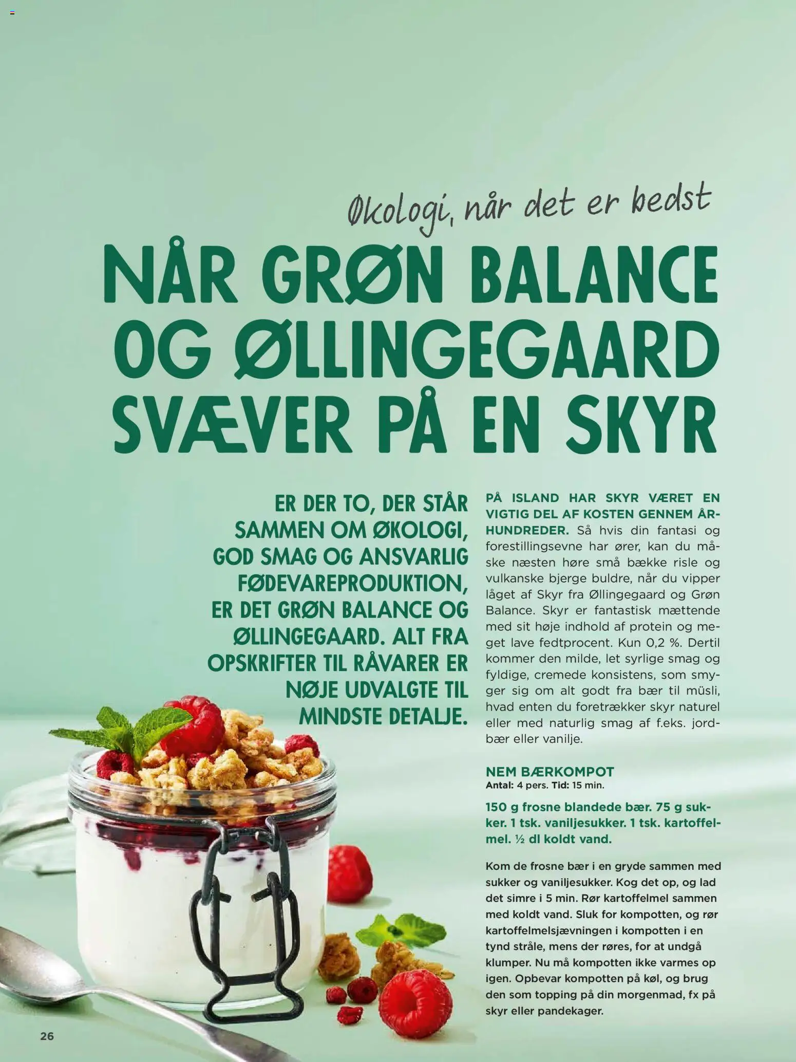 Meny tilbudsavis – gyldig fra 31/07/2026 | Side: 26 | Produkter: Skyr, Sukker, Søm