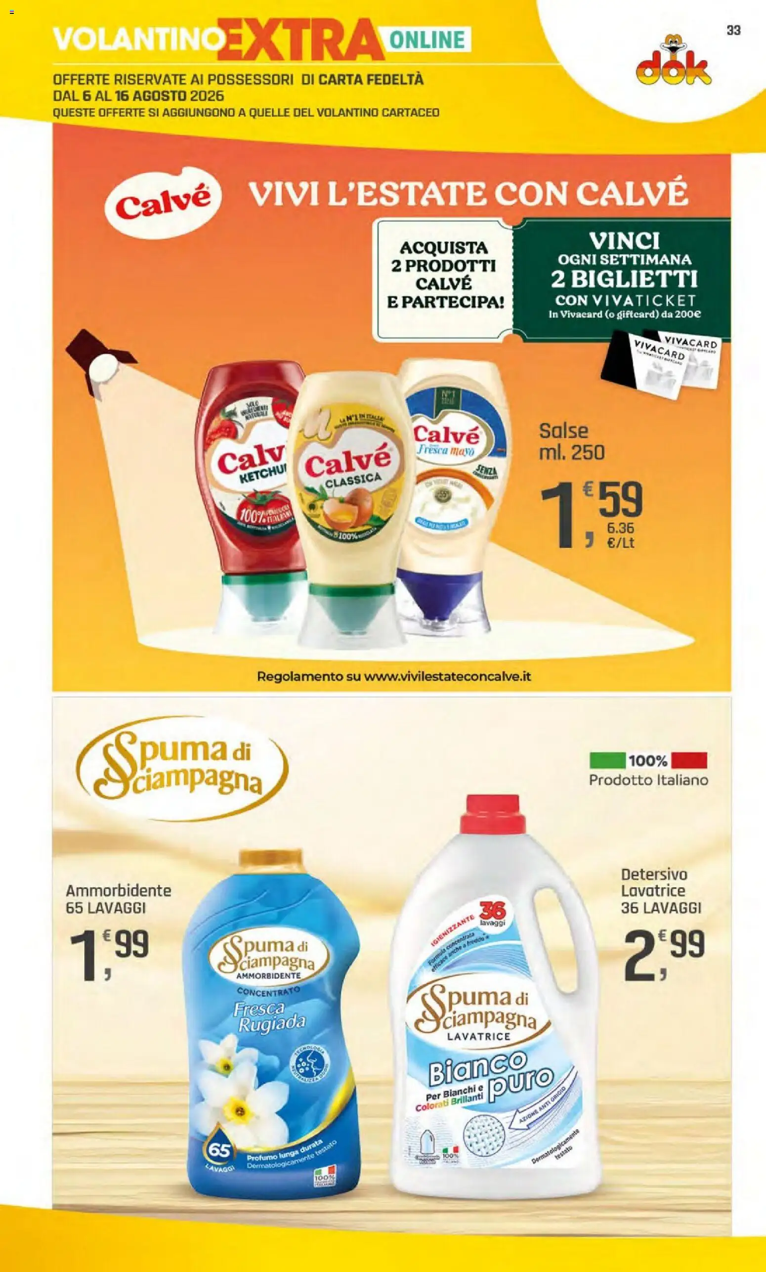 Volantino DOK del 06/08/2026 | Pagina: 37 | Prodotti: Ammorbidente, Lavatrice, Profumo