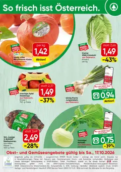 Spar So frisch isst Österreich ab 12.10.2026 gültig