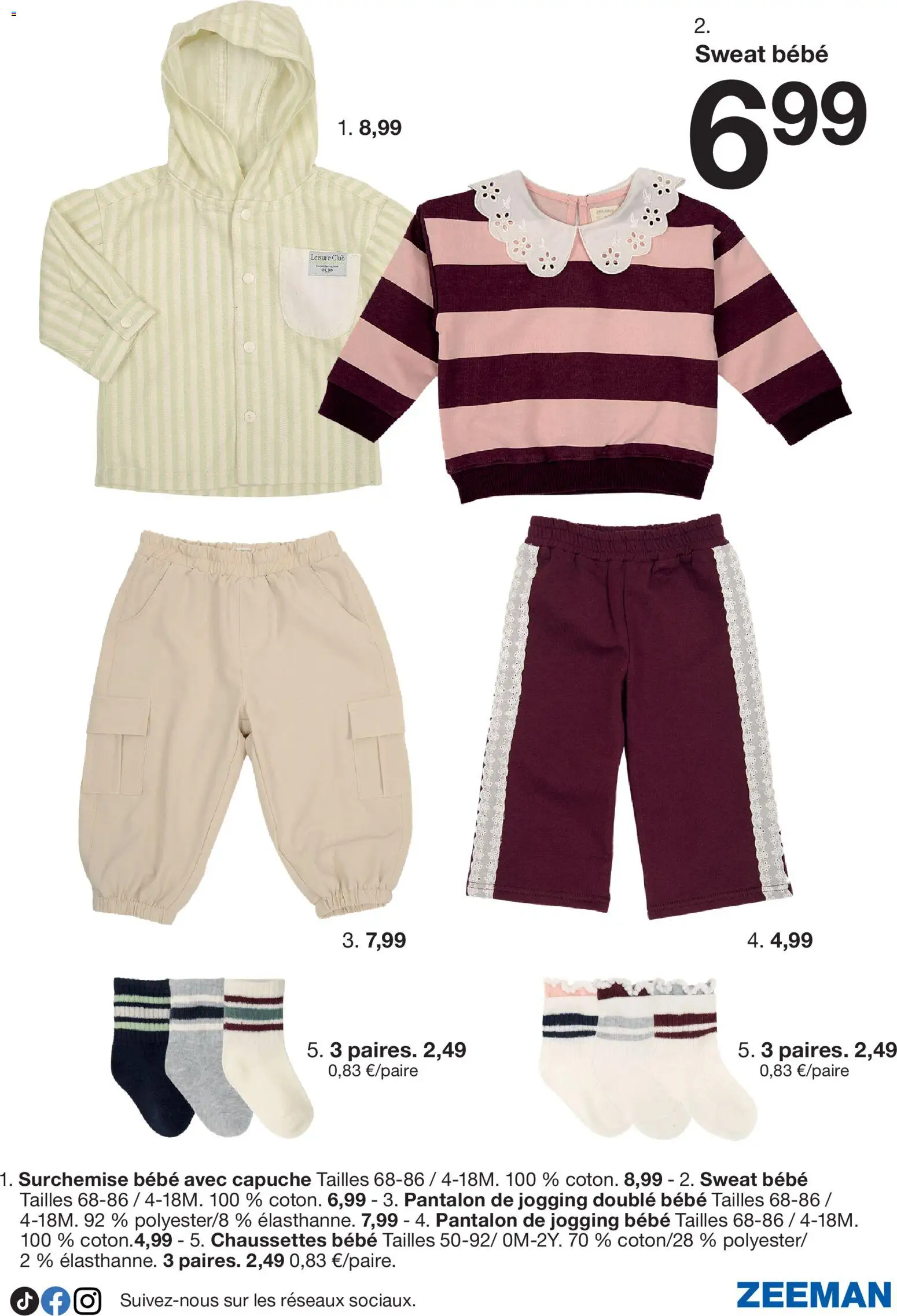 {H1} | Page: 3 | Produits: Chaussettes, Pantalon
