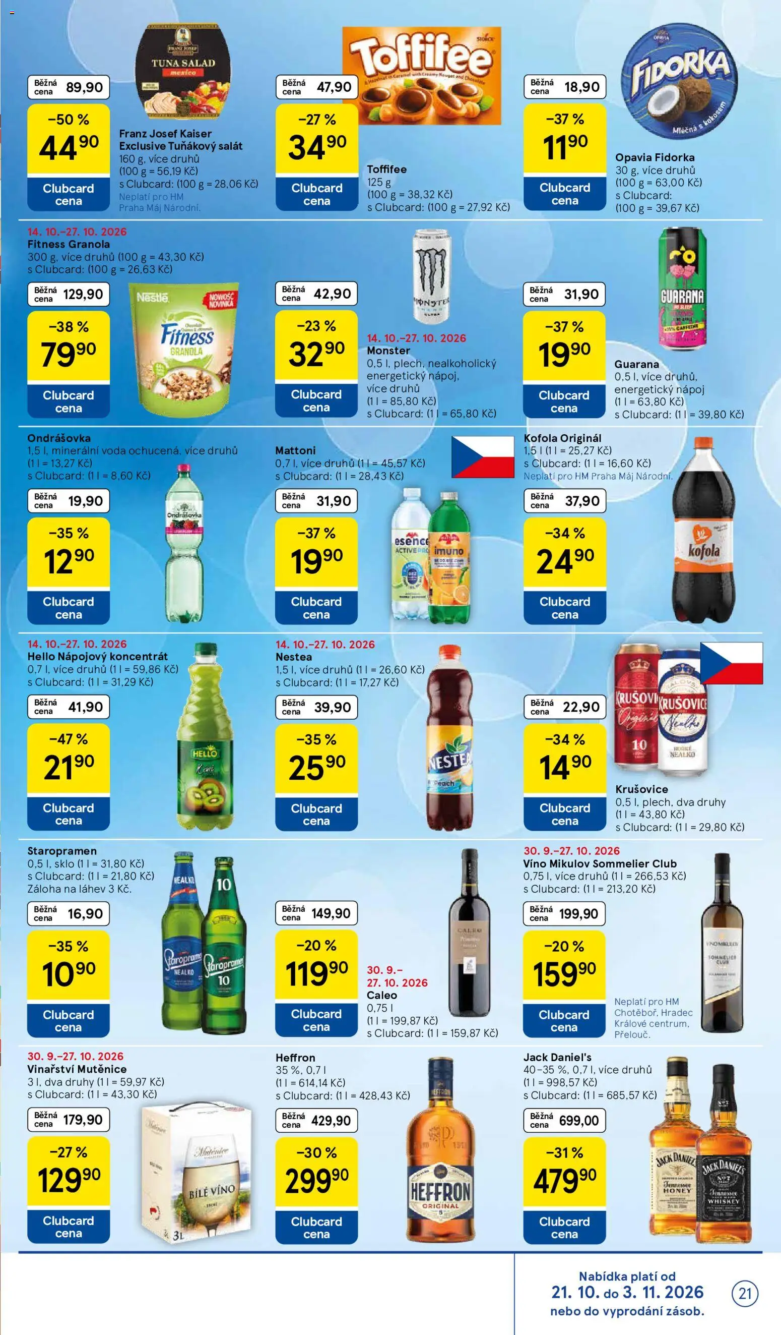 Tesco leták - Hypermarket od 21.10.2026 | Strana: 21