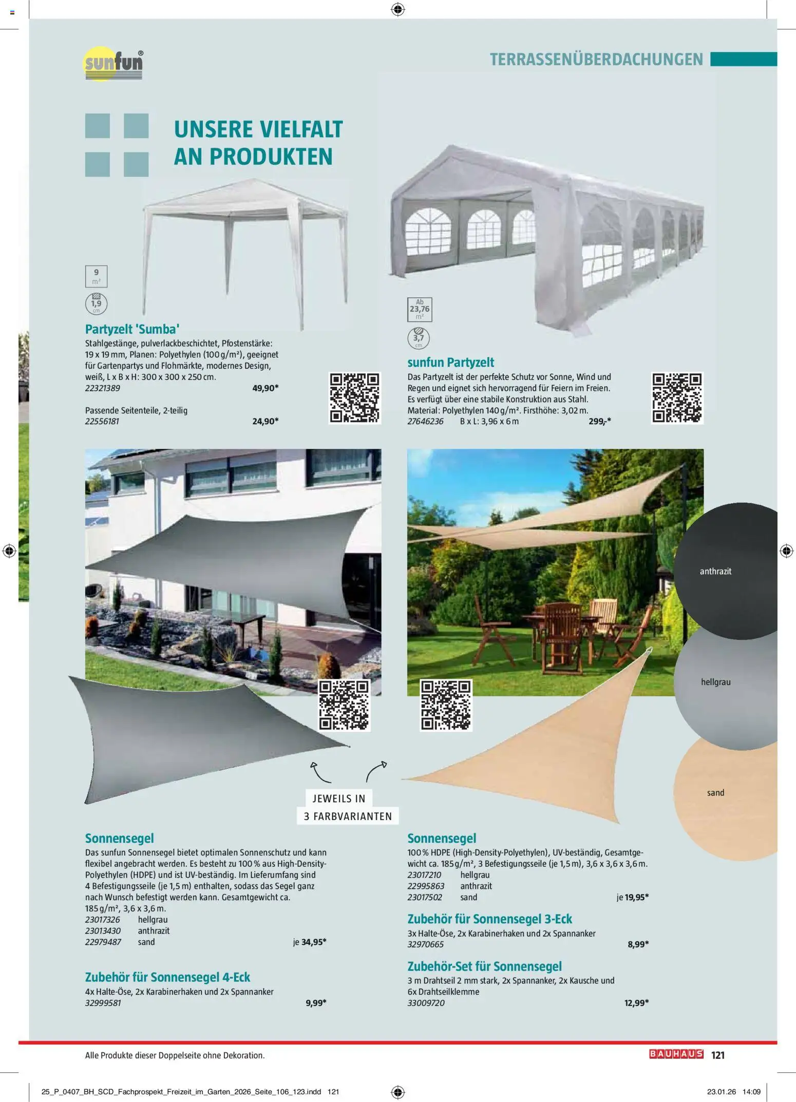 Bauhaus Freizeit im Garten – gültig ab 02.03.2026 | Seite: 121