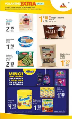 Anteprima del volantino DOK volantino Procida e Pozzuoli valido a partire dal 11/09/2026 | Pagina: 25 | Prodotti: Latte, Valigia, Cacao, Fagiolini