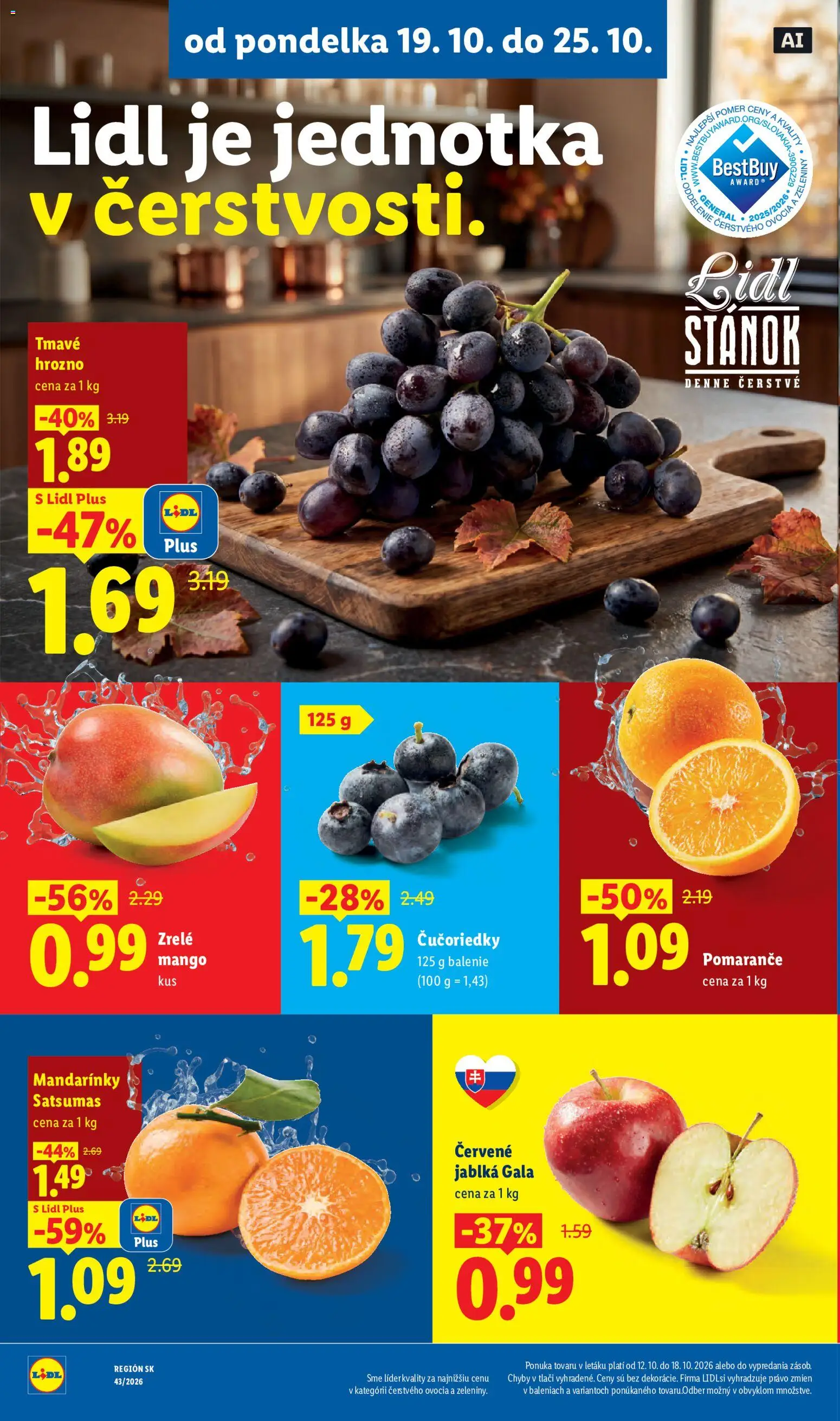Nové Lidl akcie – leták je platný od 19.10.2026 | Strana: 12