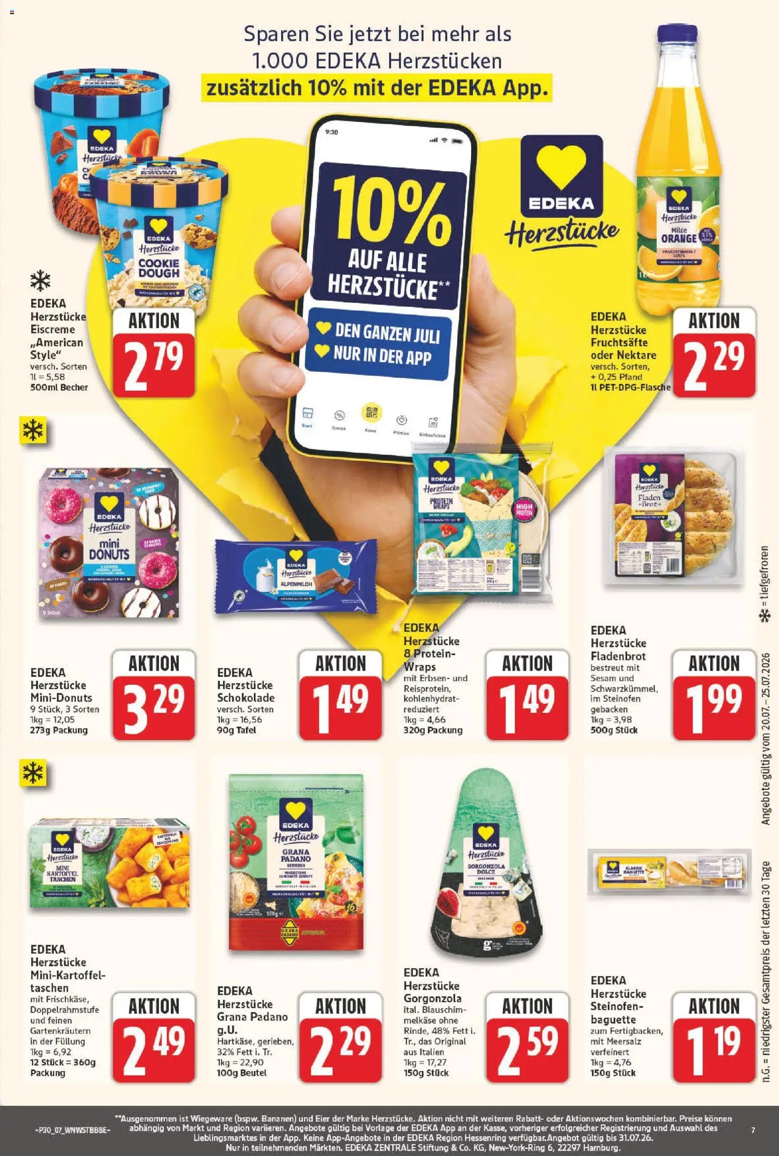 NP Discount Prospekt – gültig ab 20.07.2026 | Seite: 6 | Produkte: Schokolade, Baguette, Donuts, Erbsen