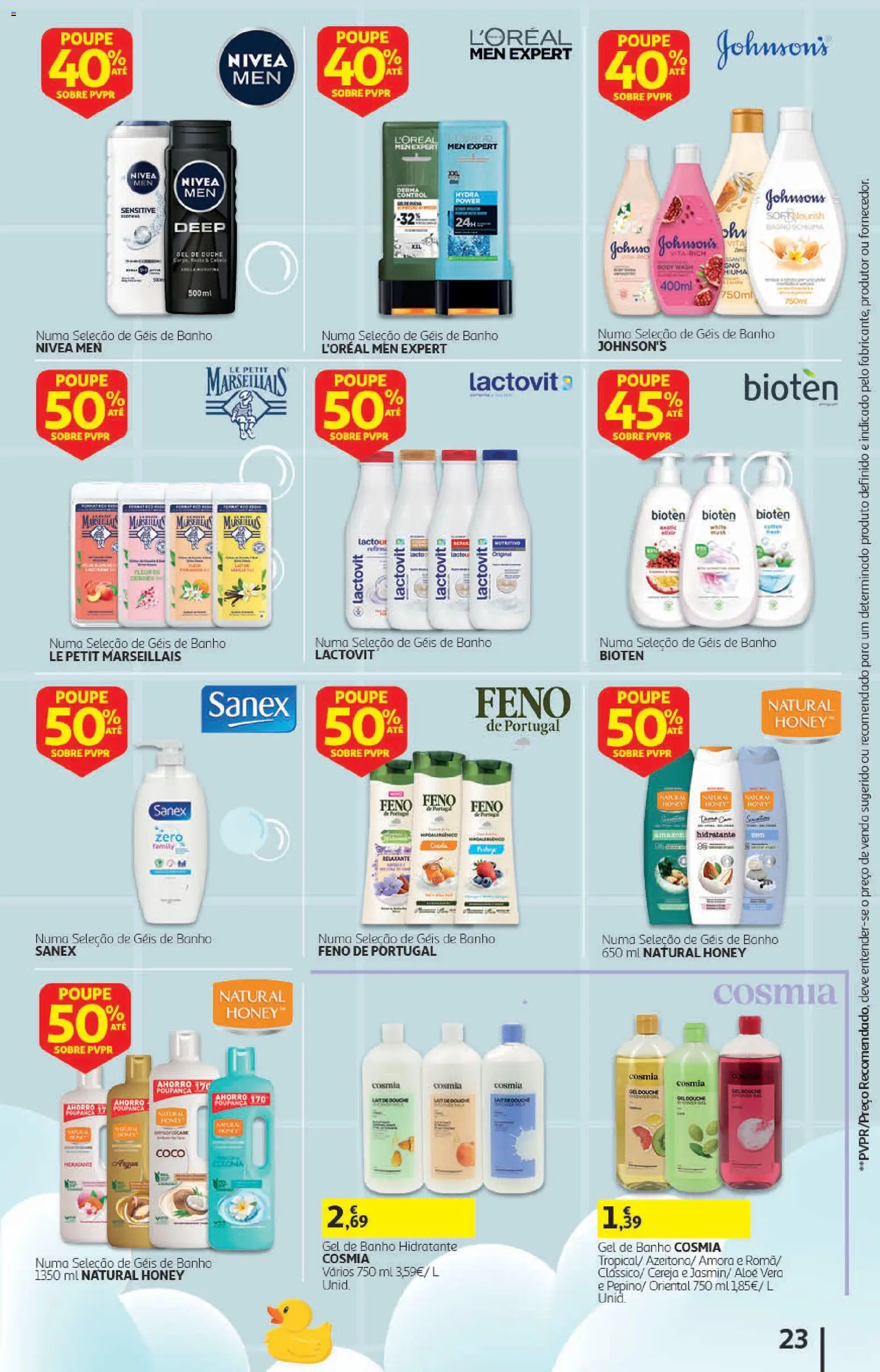 Auchan folheto │ válido de 19/08/2026 | Página: 23 | Produtos: Gel de banho, Sal, Banho, Coco