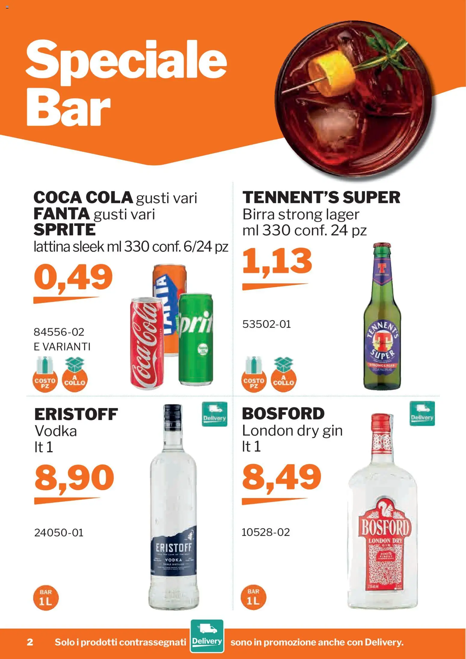 Volantino Sogegross del 07/10/2026 | Pagina: 2 | Prodotti: Birra, Collo, Sprite, Coca Cola
