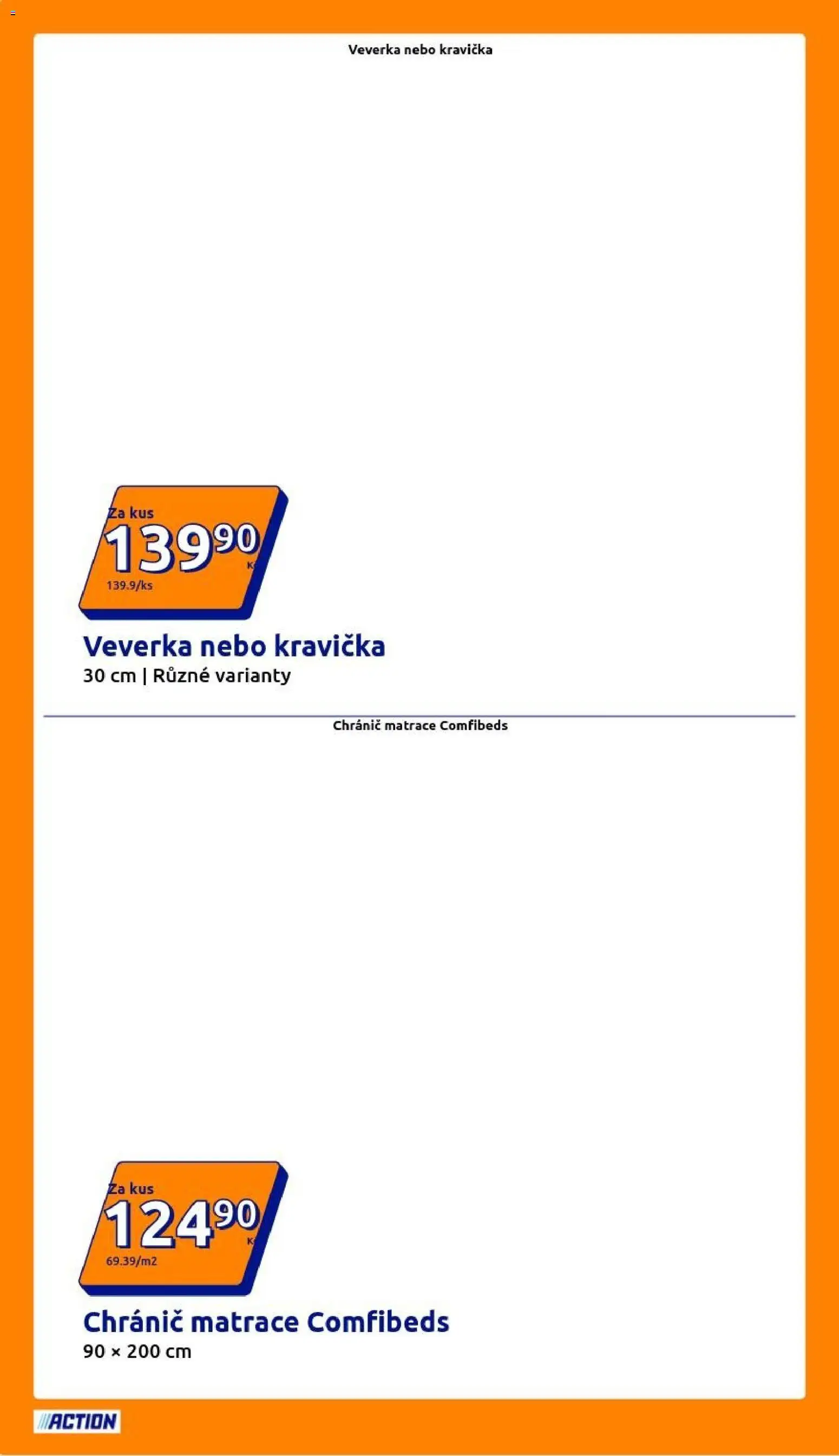 Action leták od 12.08.2026 | Strana: 8 | Produkty: Chránič matrace, Matrace