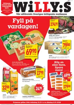 Willys erbjudanden - Förhandsvisning av reklamblad från butik Willys aktuell från 31/08/2026