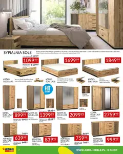 Pogląd oferty "Abra meble gazetka" - ważna od 13.05.2026 | Strona: 26 | Produkty: Plyty, Łóżko, Szafa, Komoda