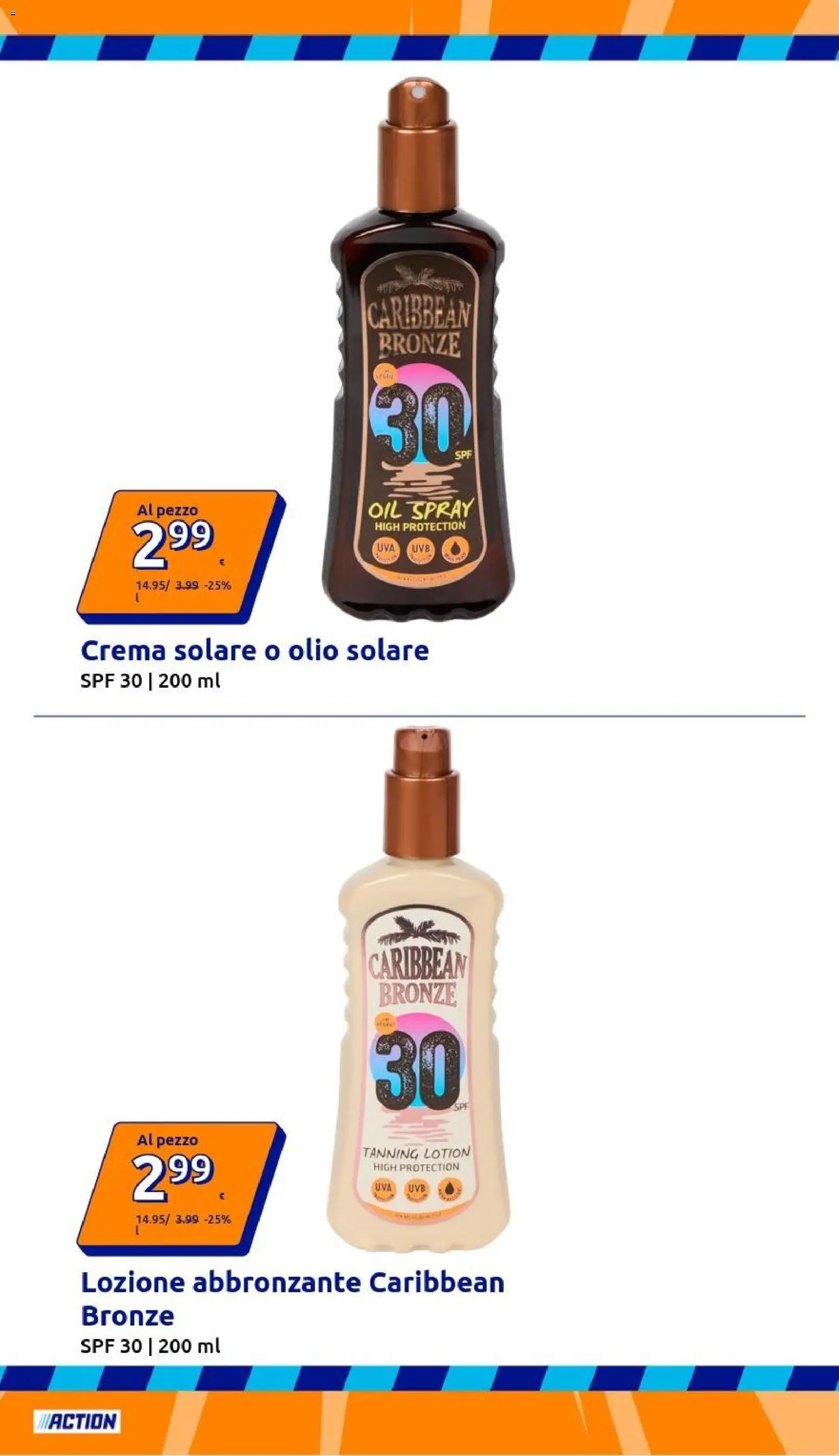 Volantino Action del 27.05.2026 | Pagina: 9 | Prodotti: Crema, Crema solare, Olio