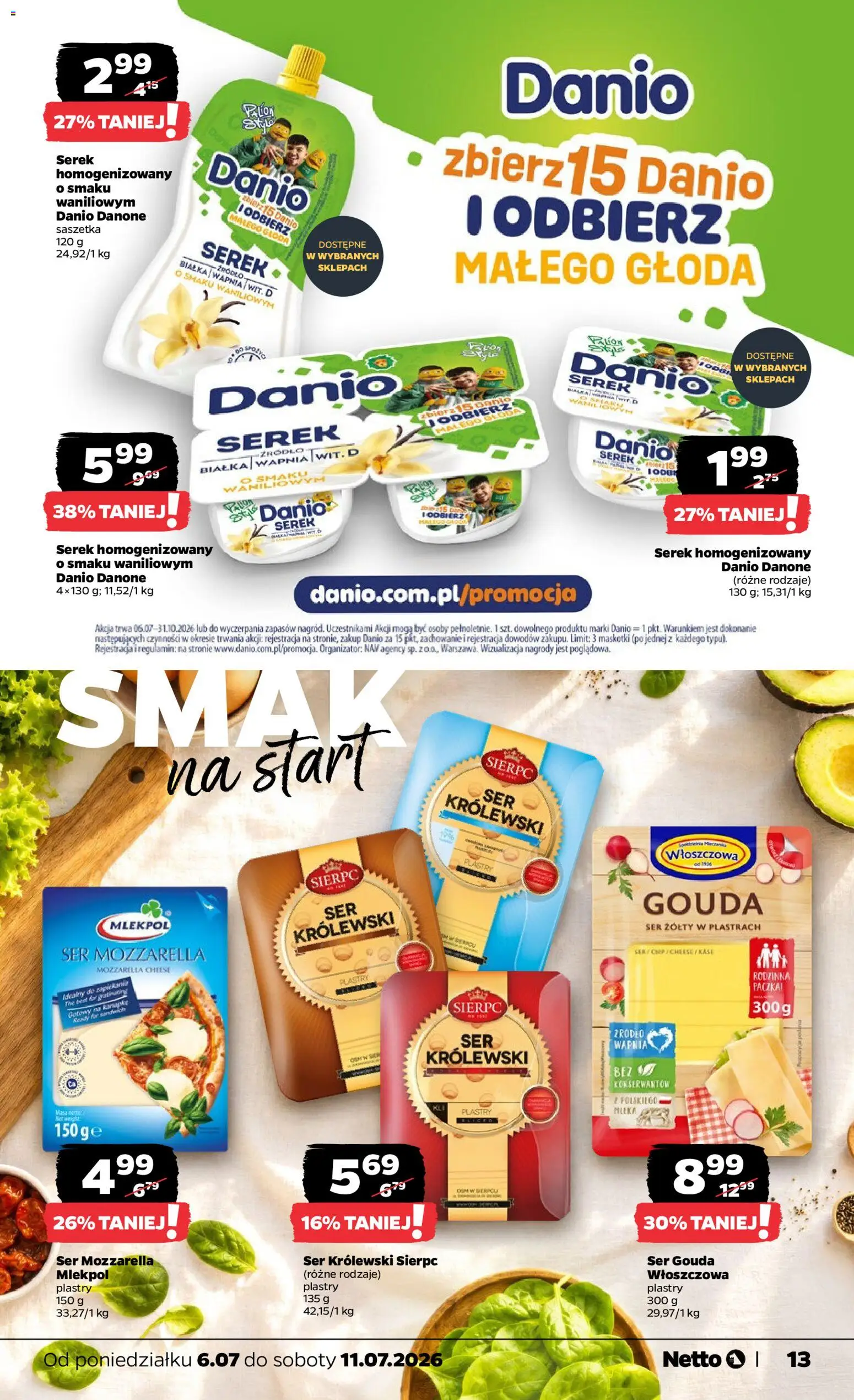 Netto gazetka od poniedziałku spożywcza od 06.07.2026 | Strona: 13