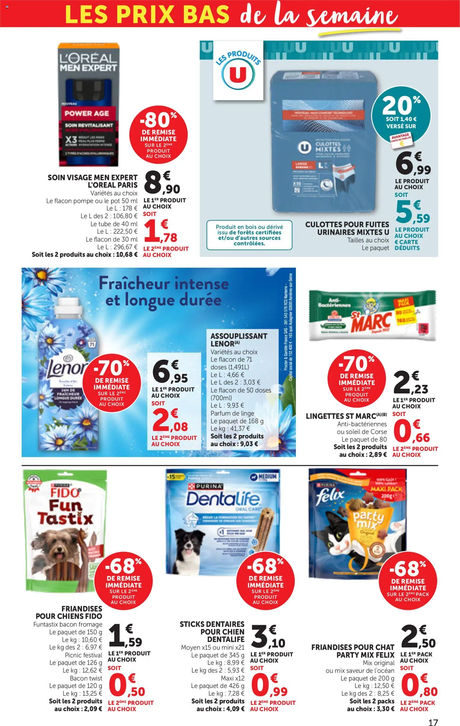 {H1} | Page: 17 | Produits: Lenor, Parfum, Fromage